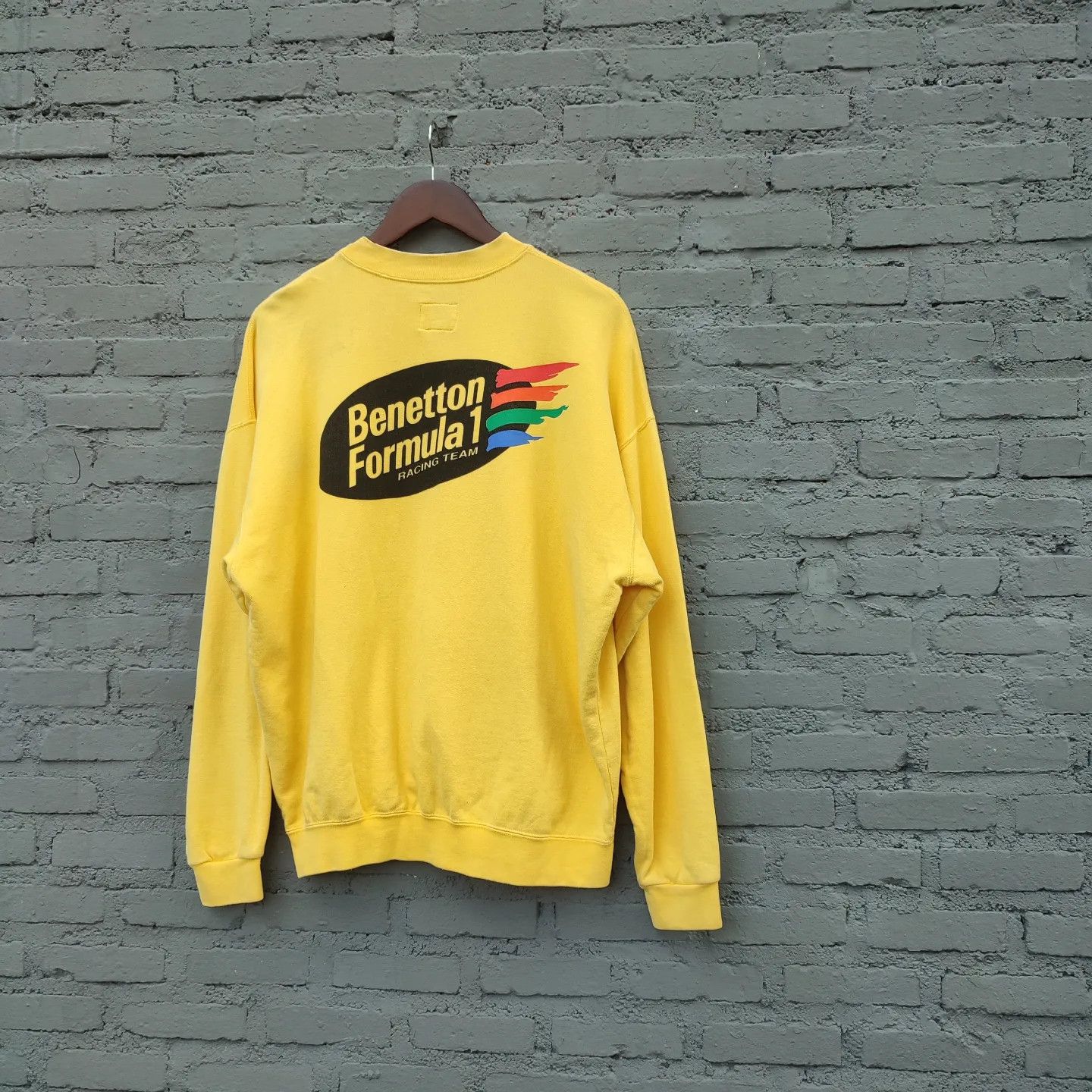Vintage benetton formula one sweater