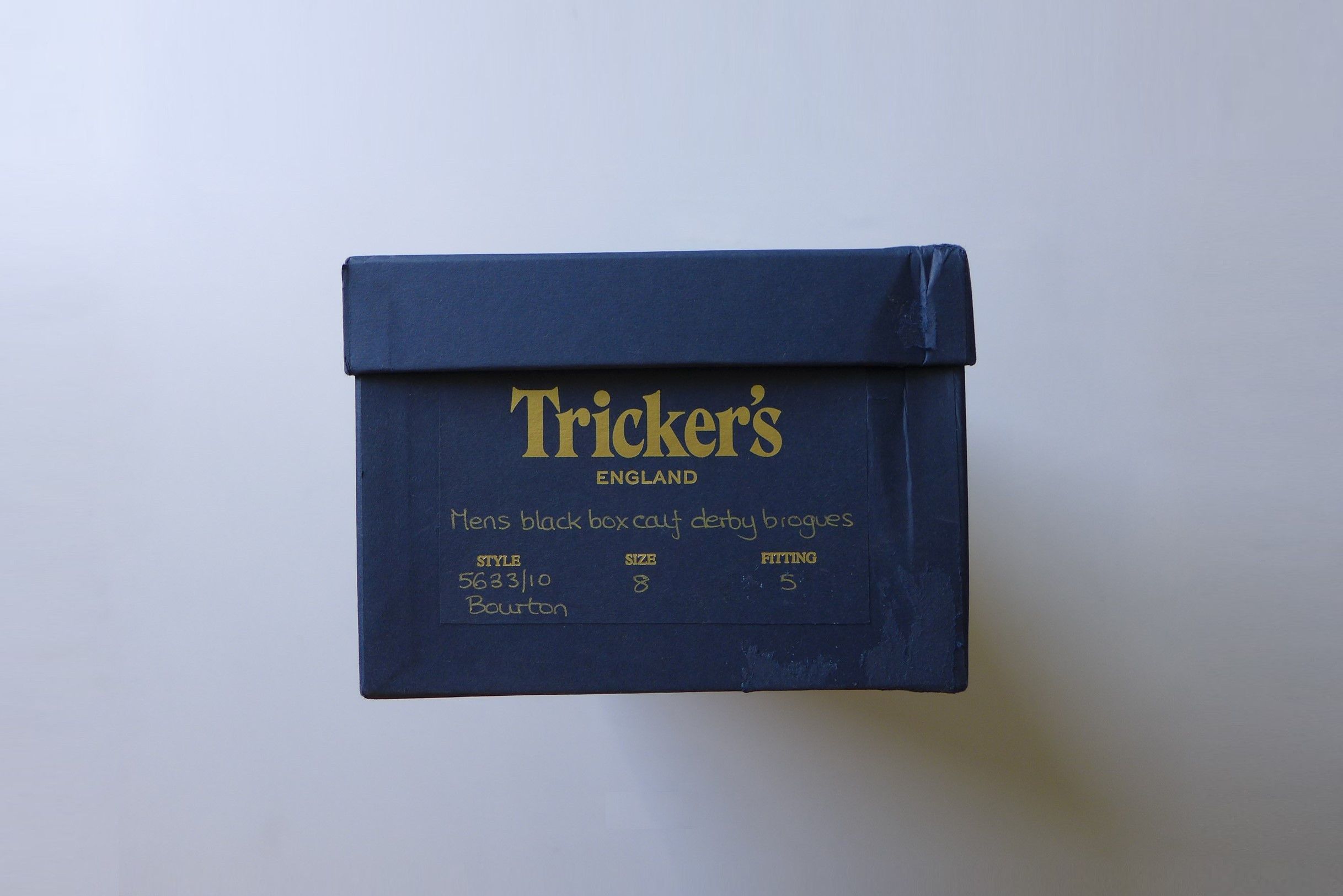 Tricker's Trickers Bourton Brogue Shoe - Black Calf Leather Size US 9 / EU 42 - 20 Thumbnail