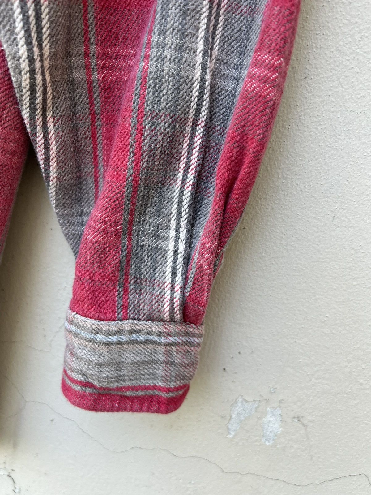 RRL Ralph Lauren × Vintage Vintage 90s RRL Faded Flannel Shirt Size US M / EU 48-50 / 2 - 7 Thumbnail
