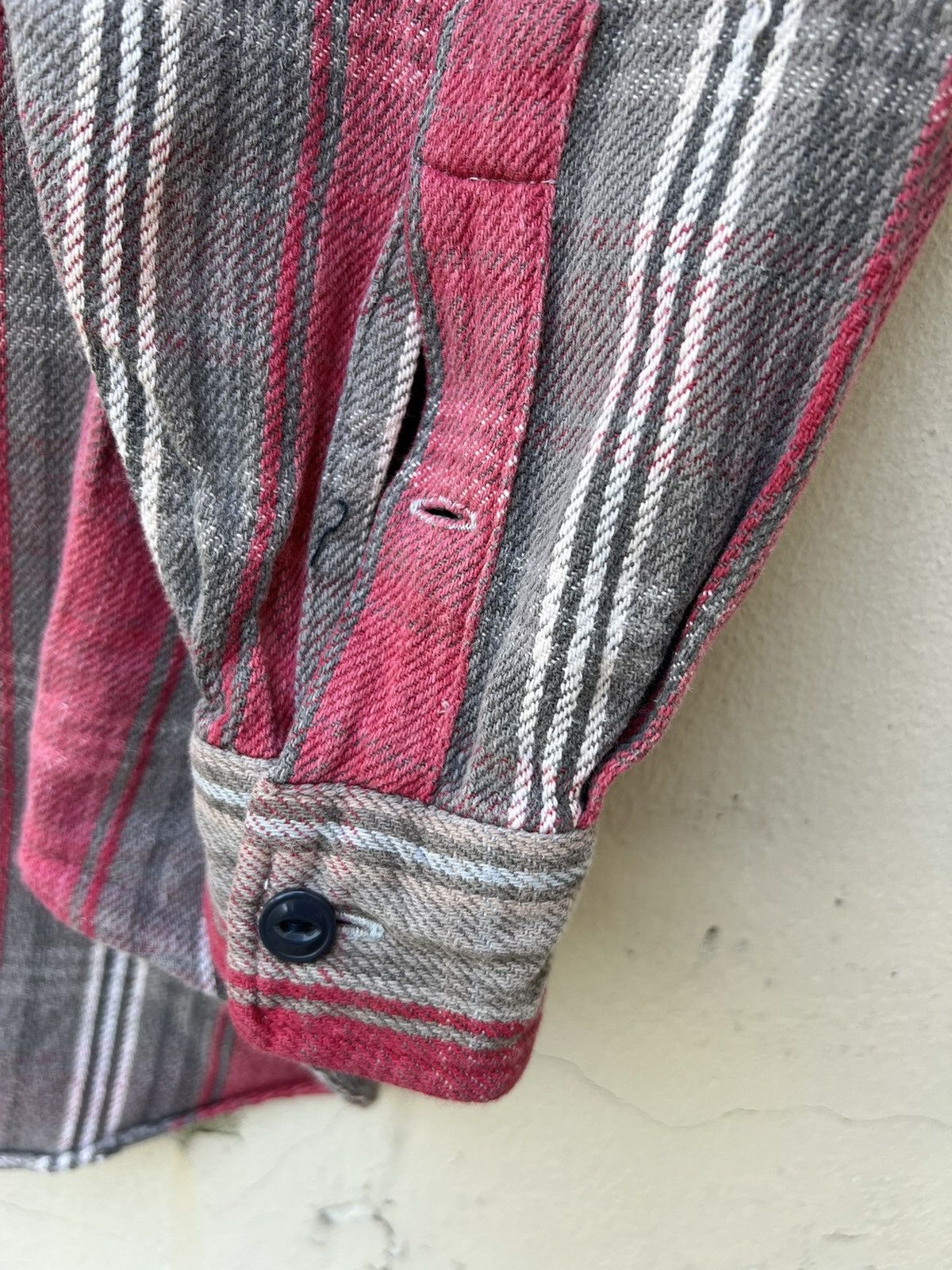 RRL Ralph Lauren × Vintage Vintage 90s RRL Faded Flannel Shirt Size US M / EU 48-50 / 2 - 11 Thumbnail