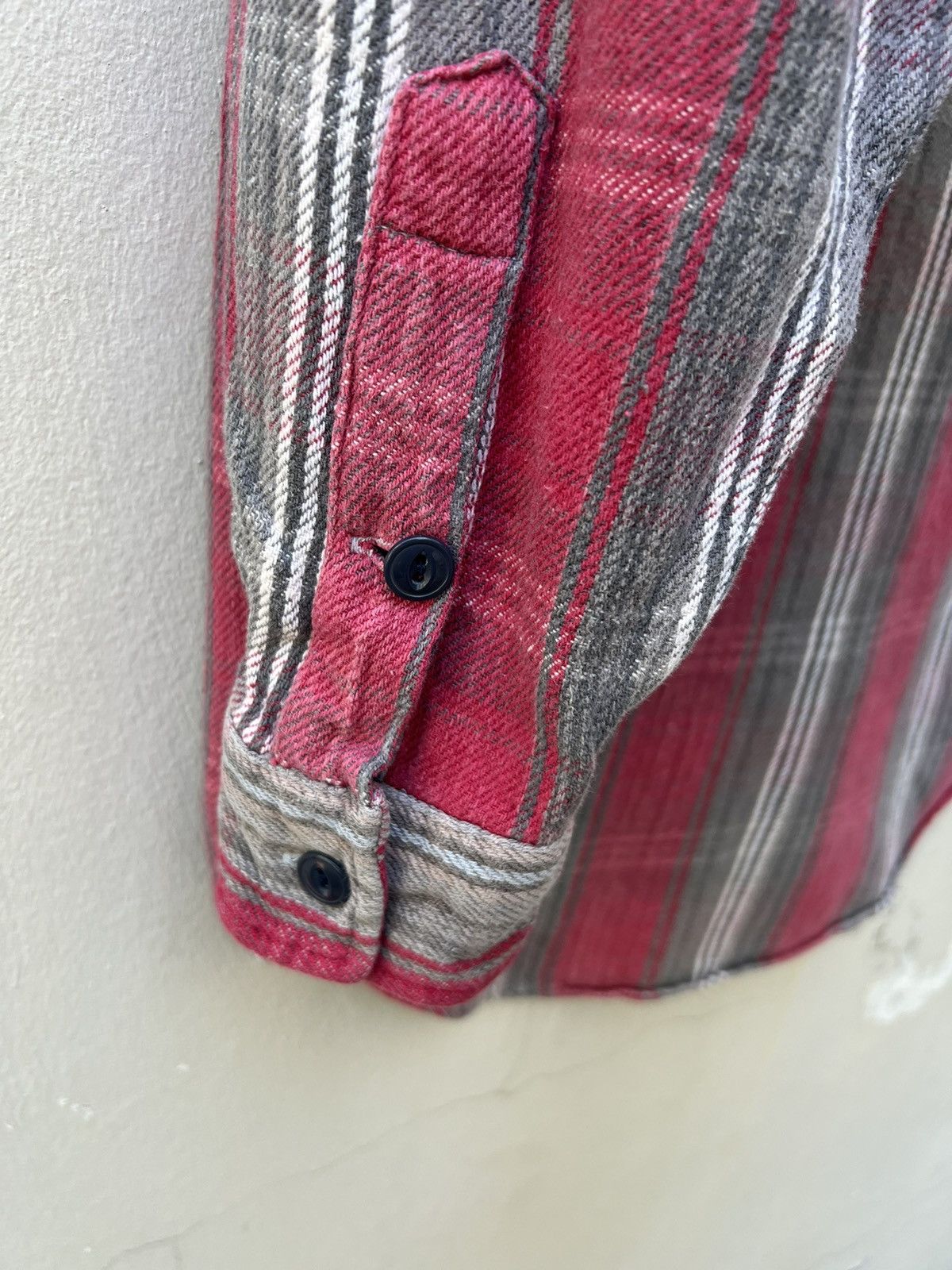 RRL Ralph Lauren × Vintage Vintage 90s RRL Faded Flannel Shirt Size US M / EU 48-50 / 2 - 10 Thumbnail