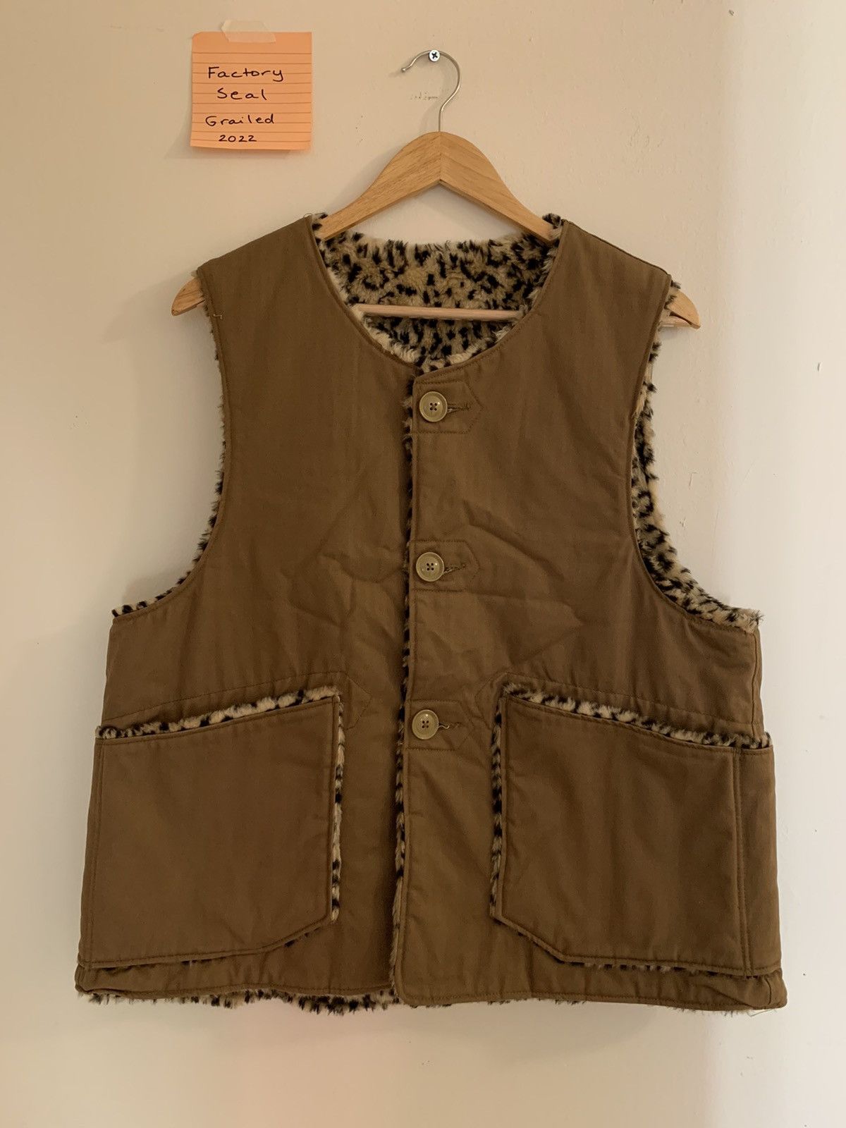 【engineerd garment】 over vest reversible Engineered Garments Engineered Garments Reversible Over Vest