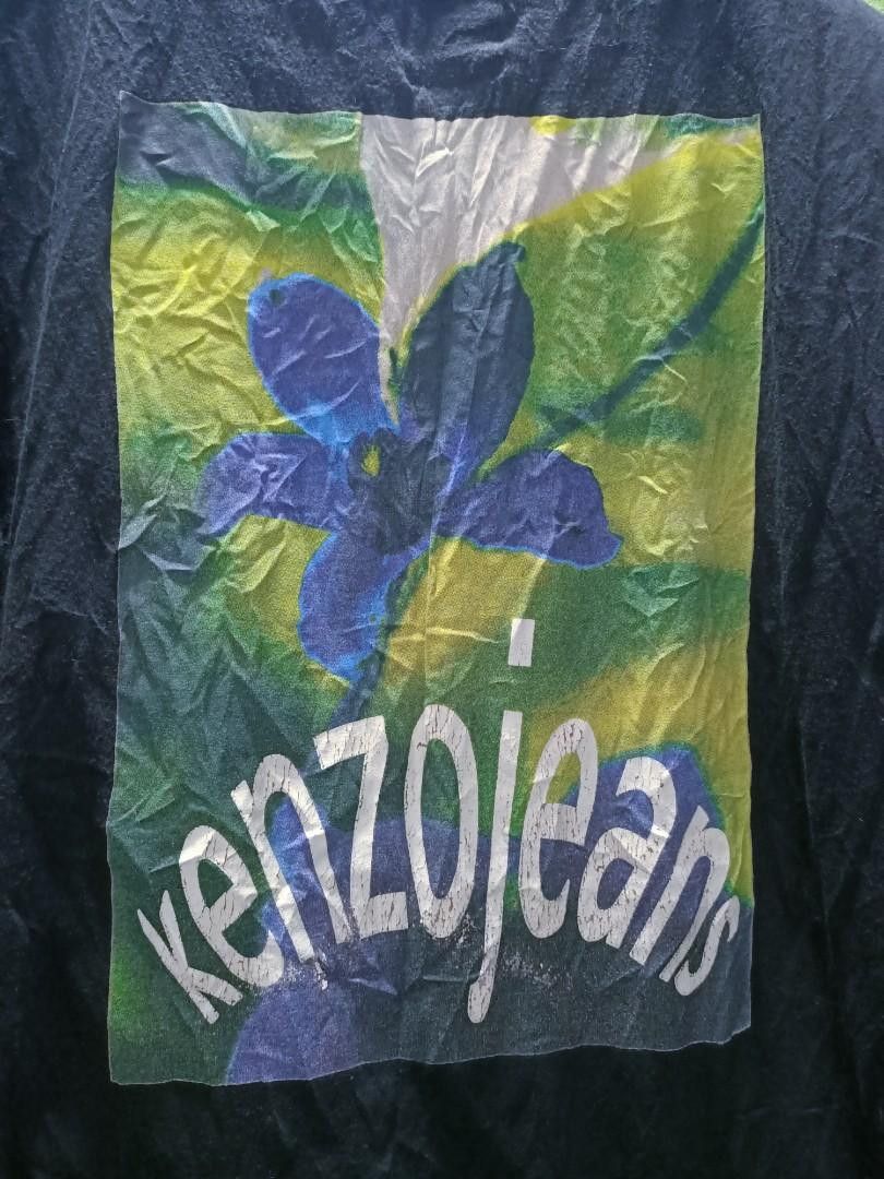 Designer × Kenzo × Vintage Vintage kenzo jeans floral shirt back hit Size US M / EU 48-50 / 2 - 4 Thumbnail