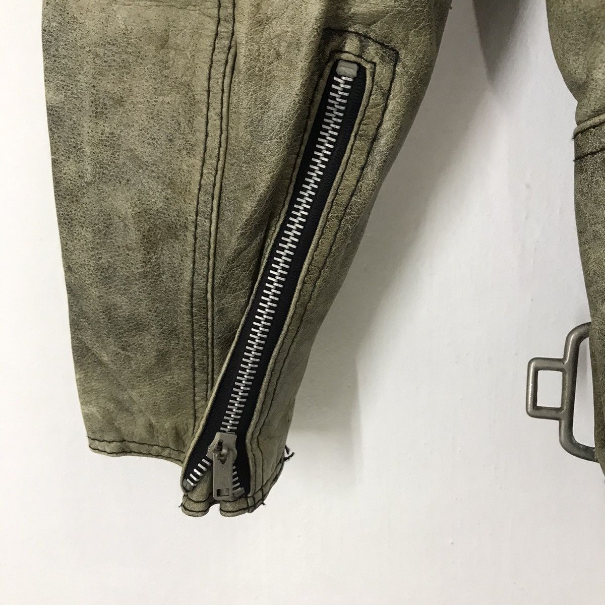 Gear for Sports × Japanese Brand × Kadoya 80s KADOYA LEATHER WEAR DOUBLE COLLAR BIKER JACKET Size US L / EU 52-54 / 3 - 9 Thumbnail