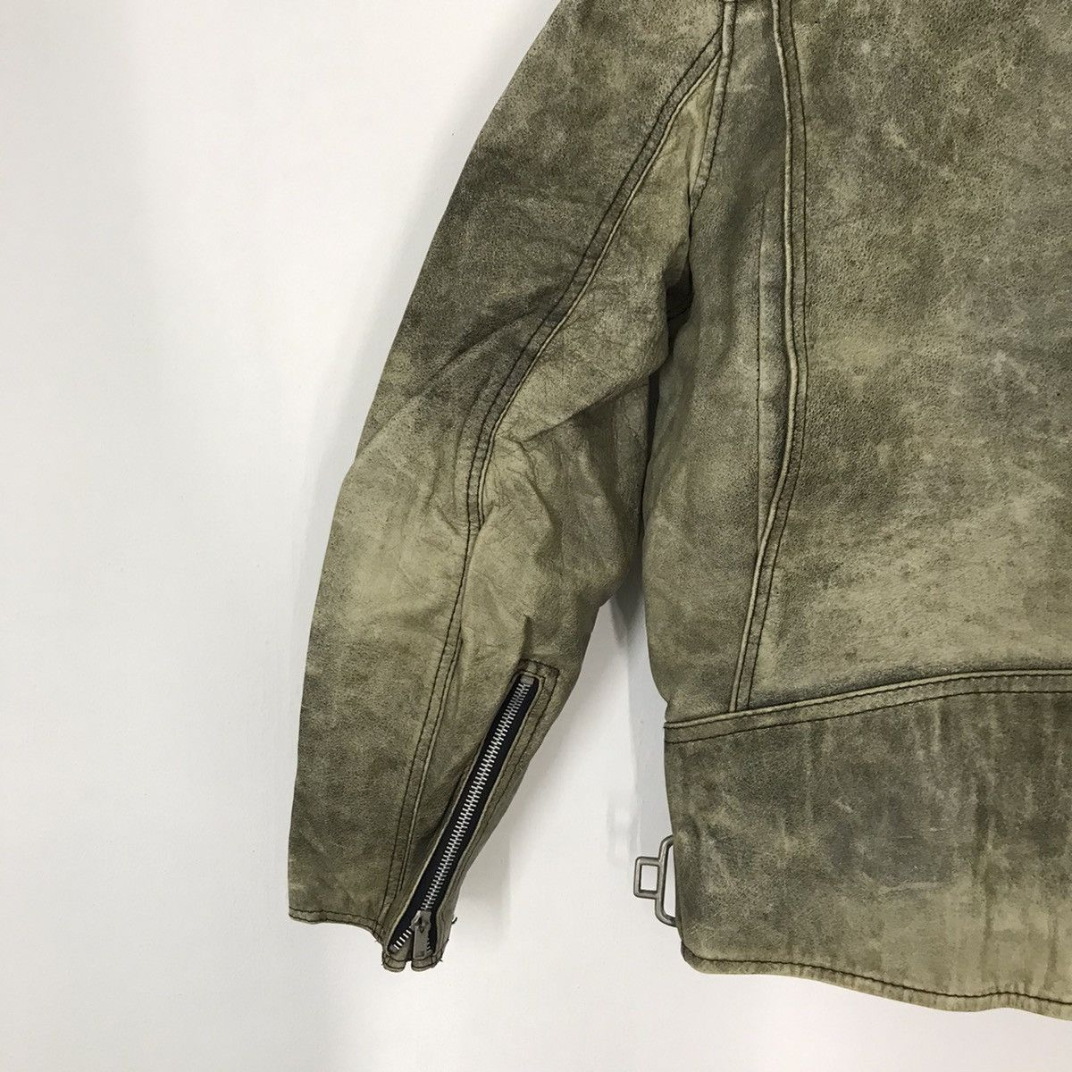 Gear for Sports × Japanese Brand × Kadoya 80s KADOYA LEATHER WEAR DOUBLE COLLAR BIKER JACKET Size US L / EU 52-54 / 3 - 8 Thumbnail