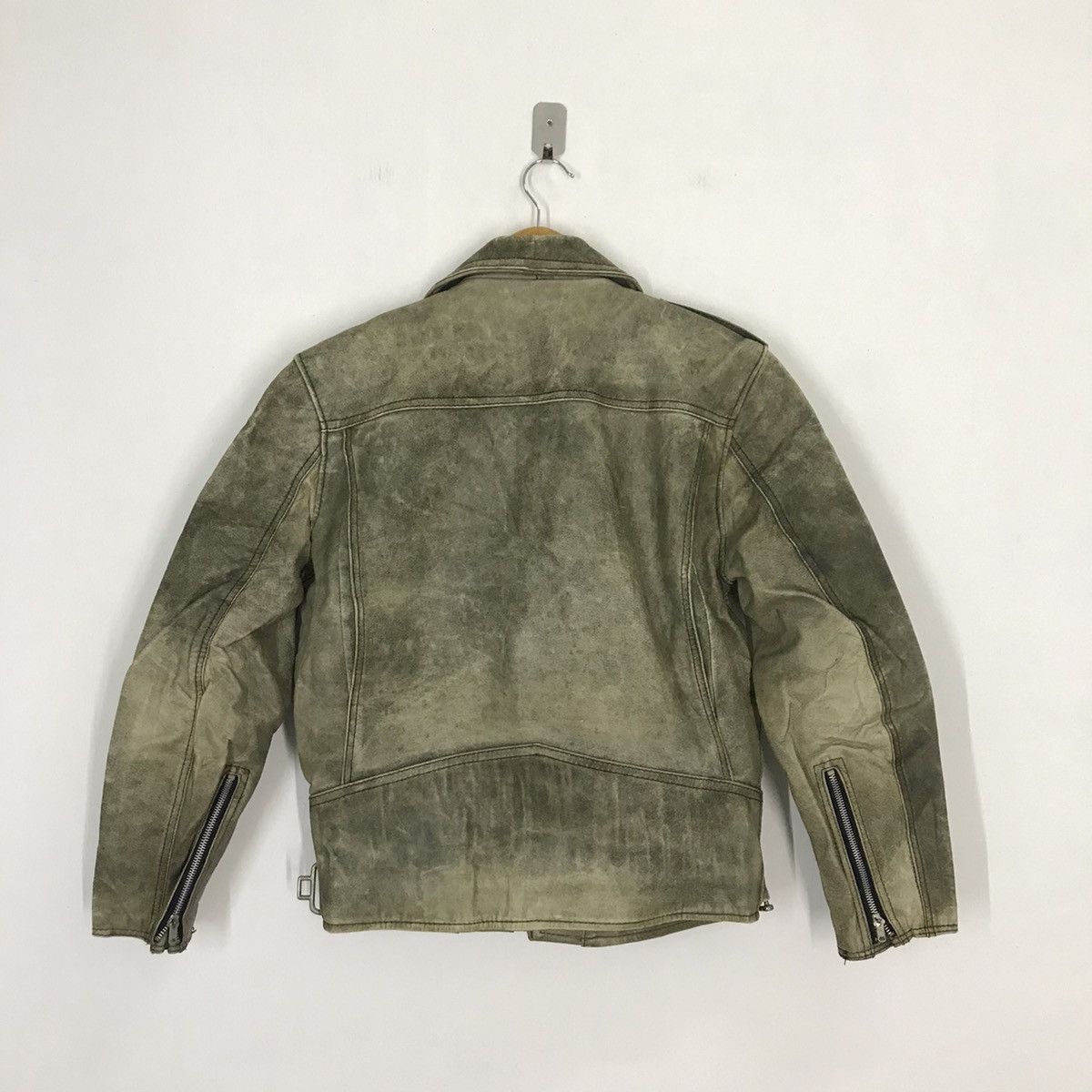 Gear for Sports × Japanese Brand × Kadoya 80s KADOYA LEATHER WEAR DOUBLE COLLAR BIKER JACKET Size US L / EU 52-54 / 3 - 6 Thumbnail