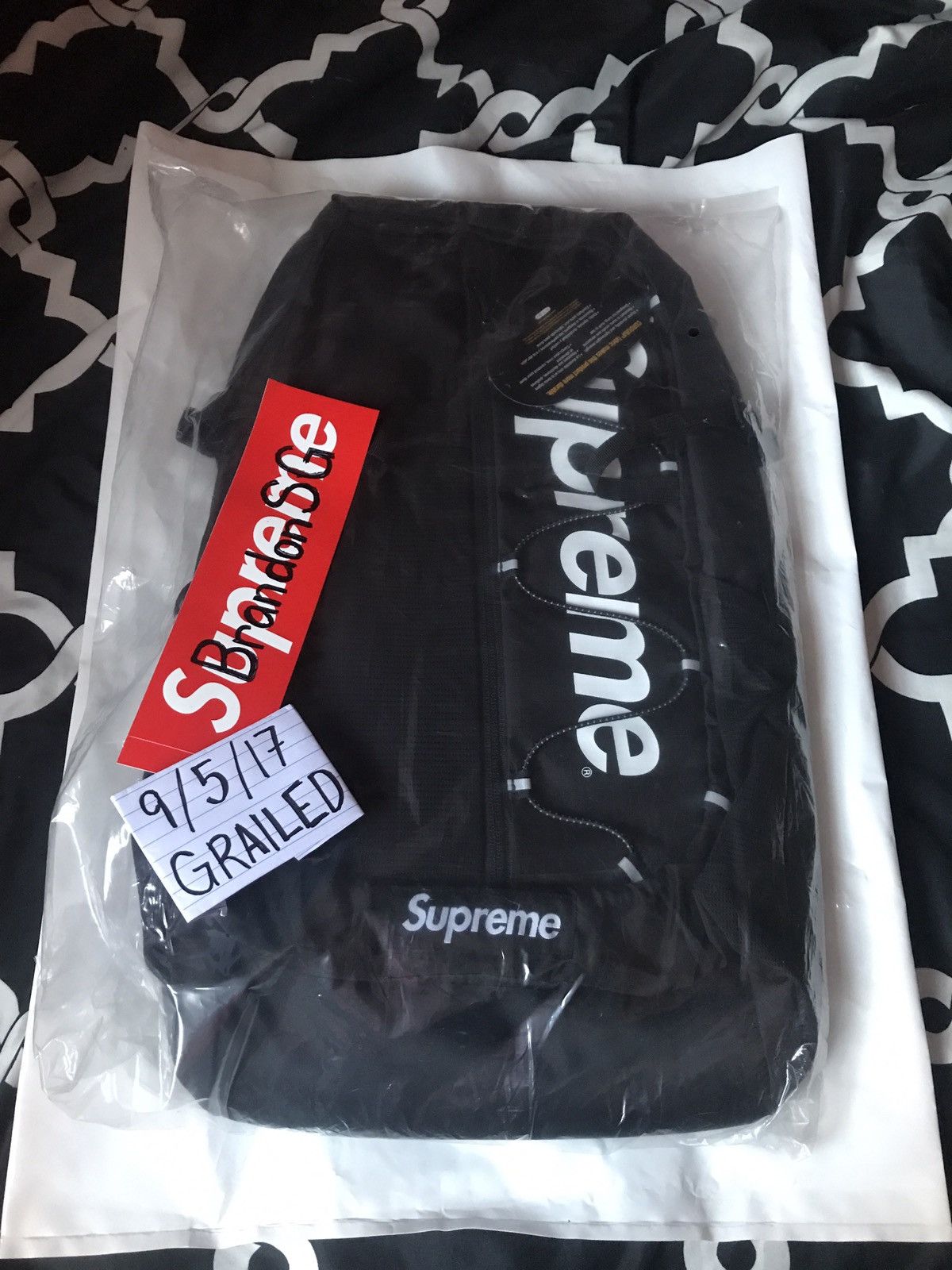 Supreme SS17 Supreme Codura Black Backpack Grailed