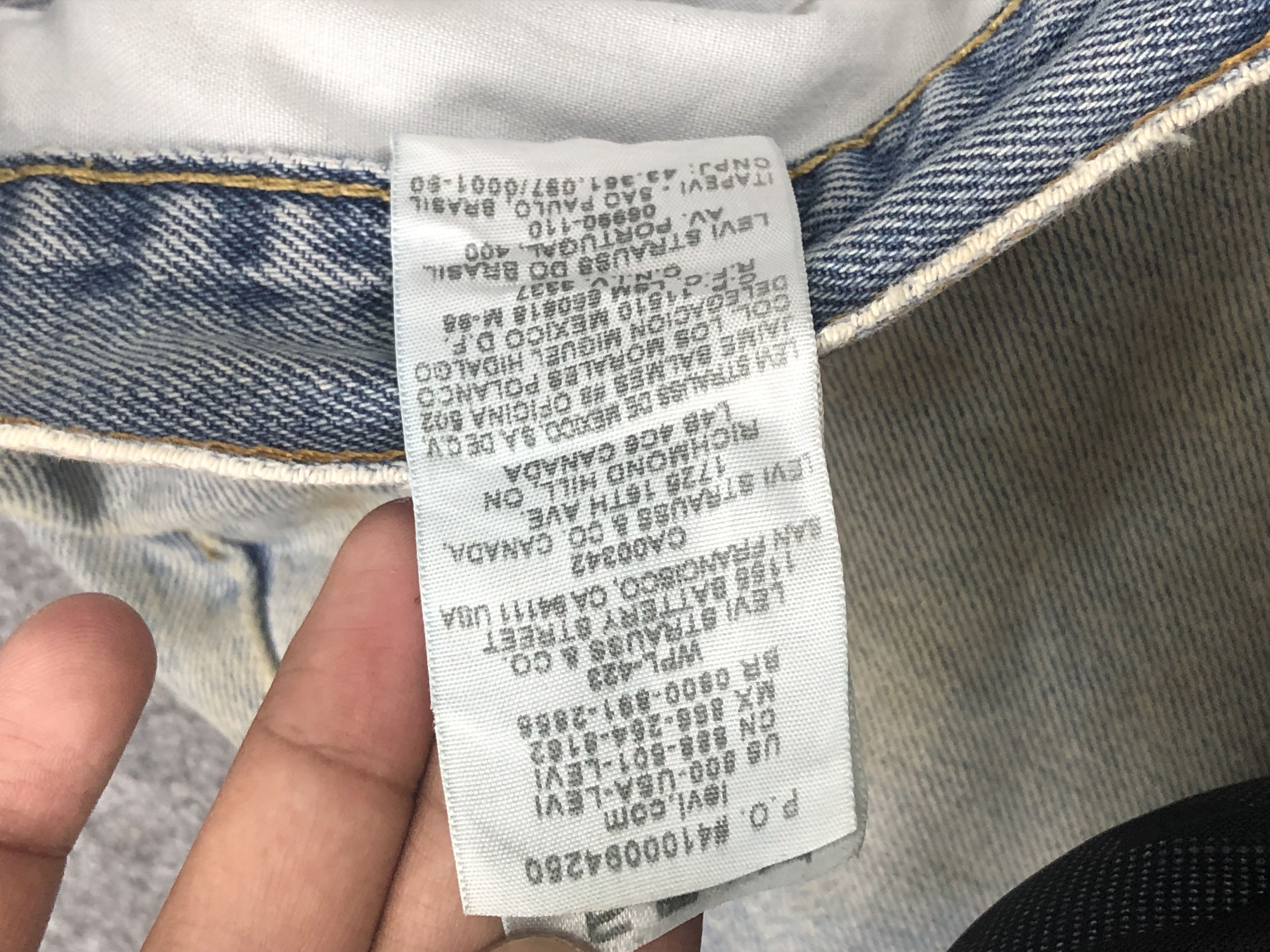 Levi's Vintage Levis 550 Light Wash Jeans DP1545 Size US 38 / EU 54 - 9 Thumbnail