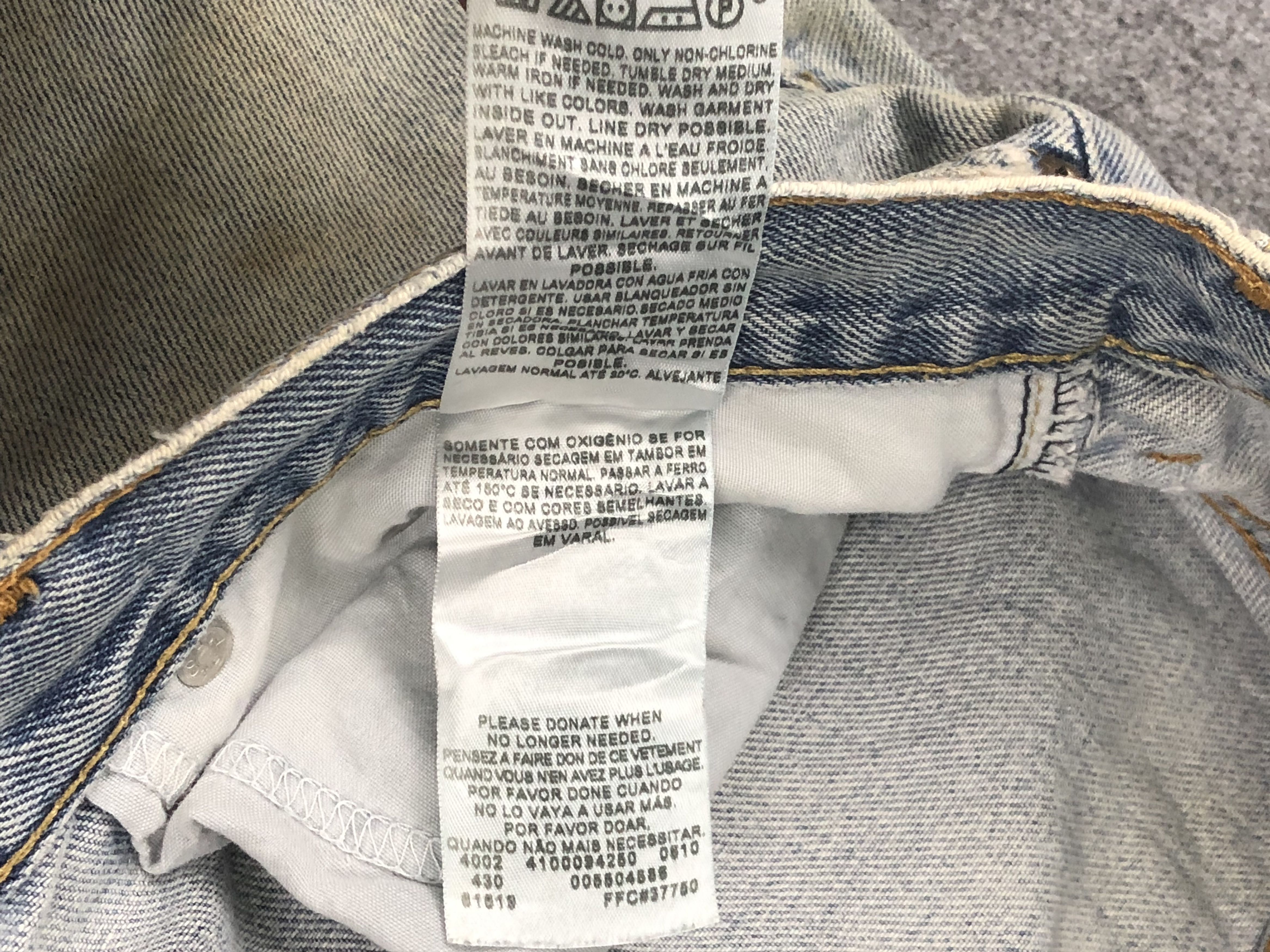 Levi's Vintage Levis 550 Light Wash Jeans DP1545 Size US 38 / EU 54 - 8 Thumbnail