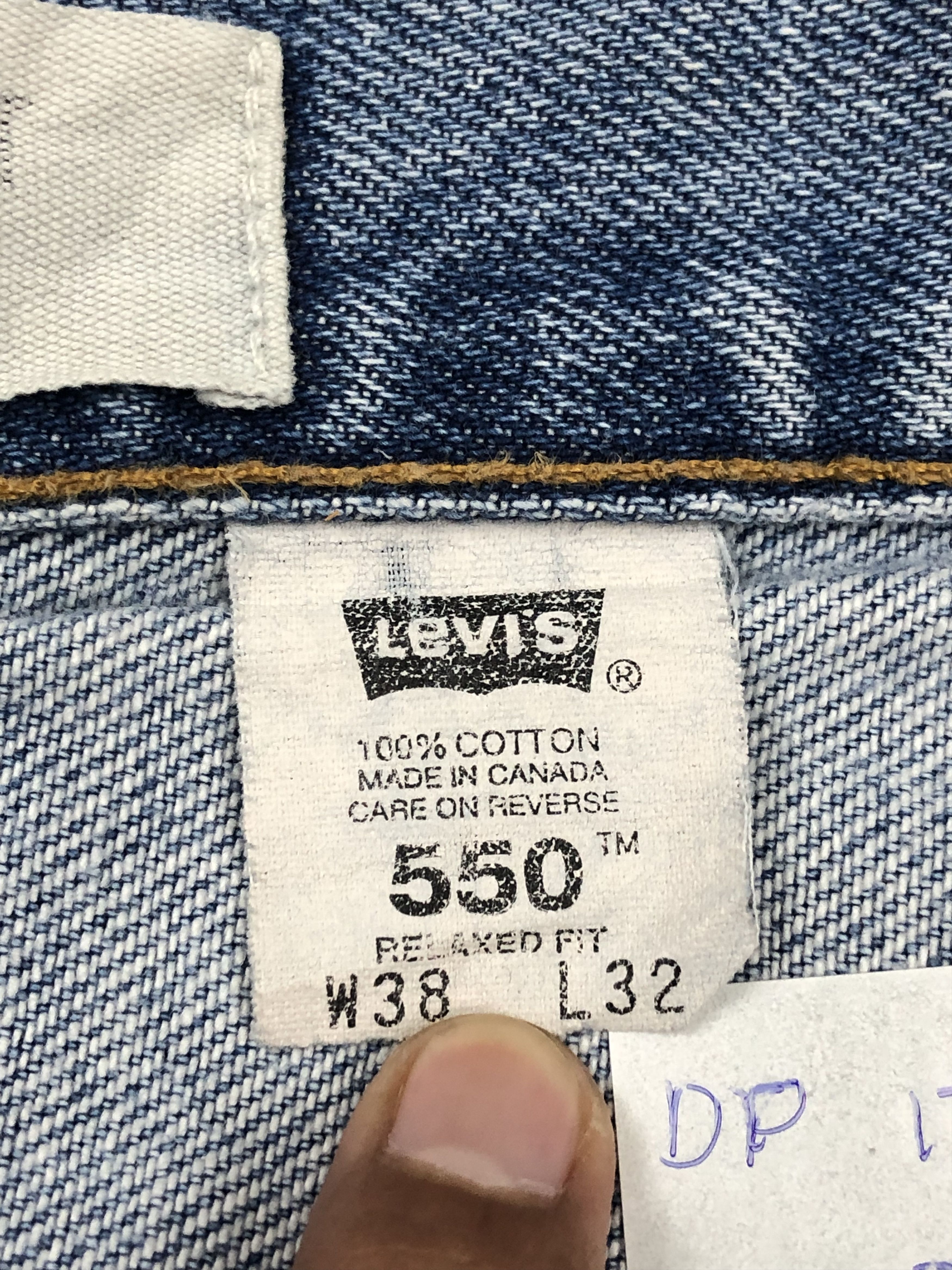 Levi's Vintage 90s Levis 550 Jeans DP1564 Size US 39 - 6 Thumbnail