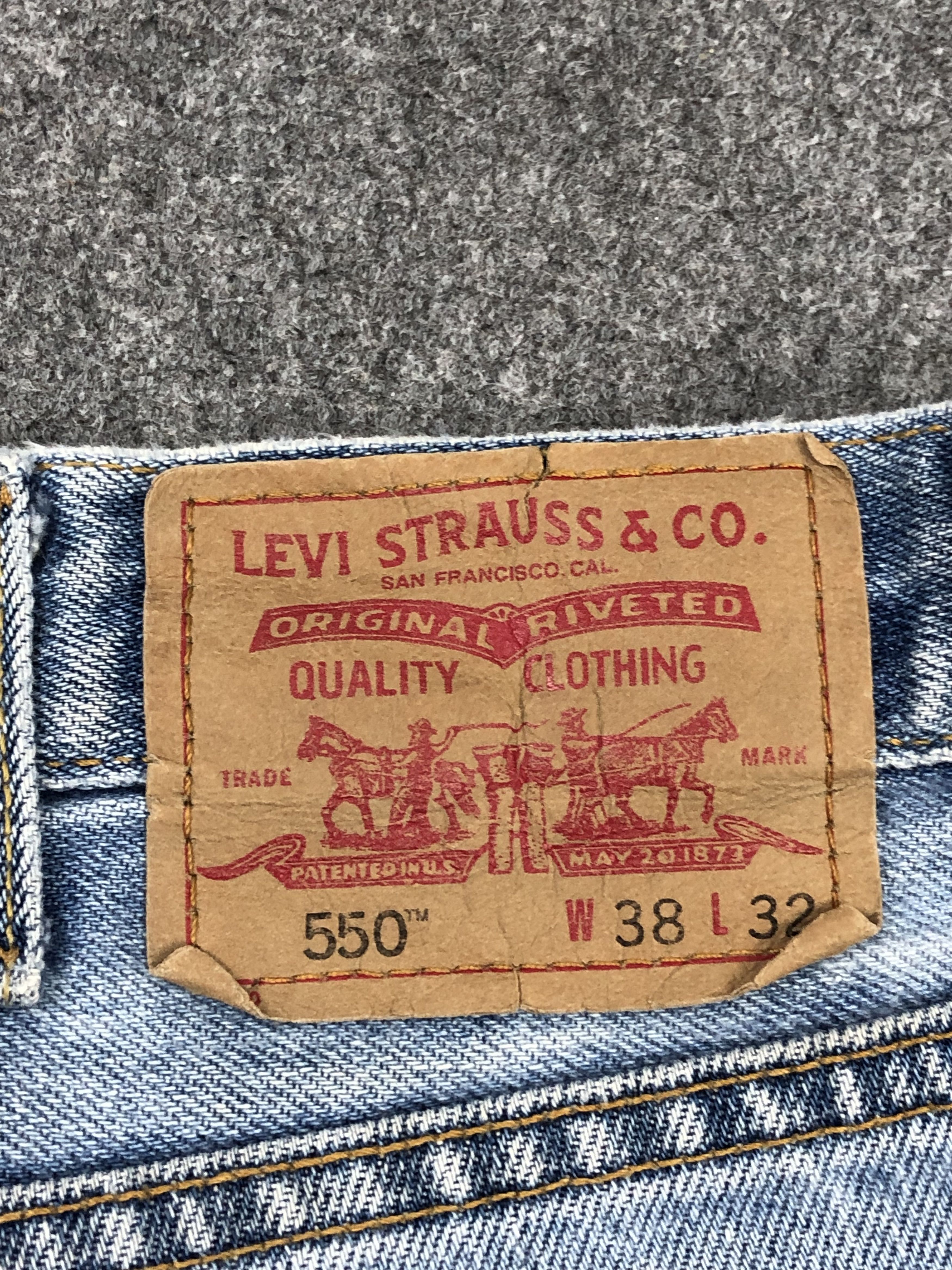 Levi's Vintage 90s Levis 550 Jeans DP1564 Size US 39 - 5 Thumbnail