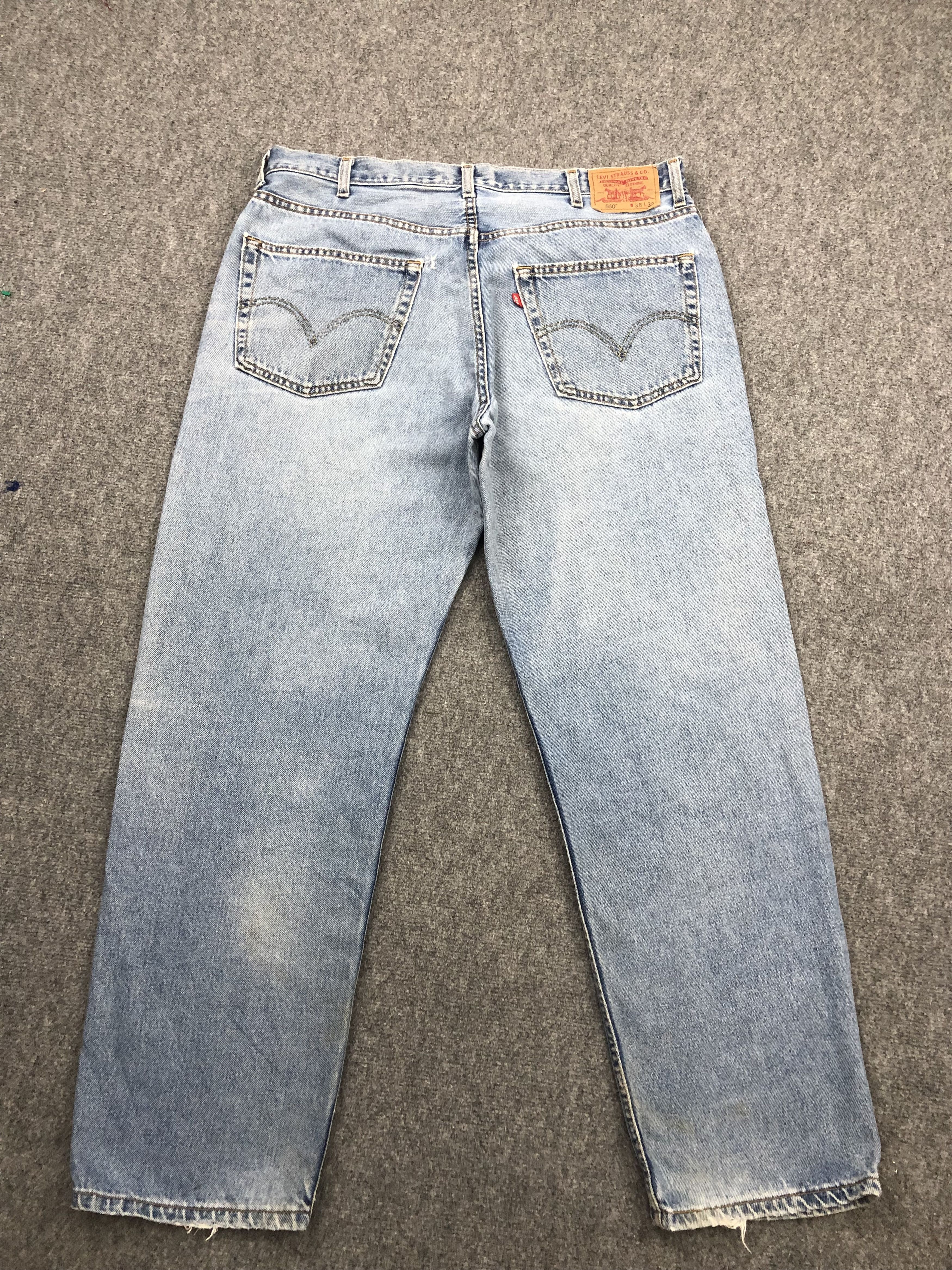 Levi's Vintage 90s Levis 550 Jeans DP1564 Size US 39 - 3 Thumbnail