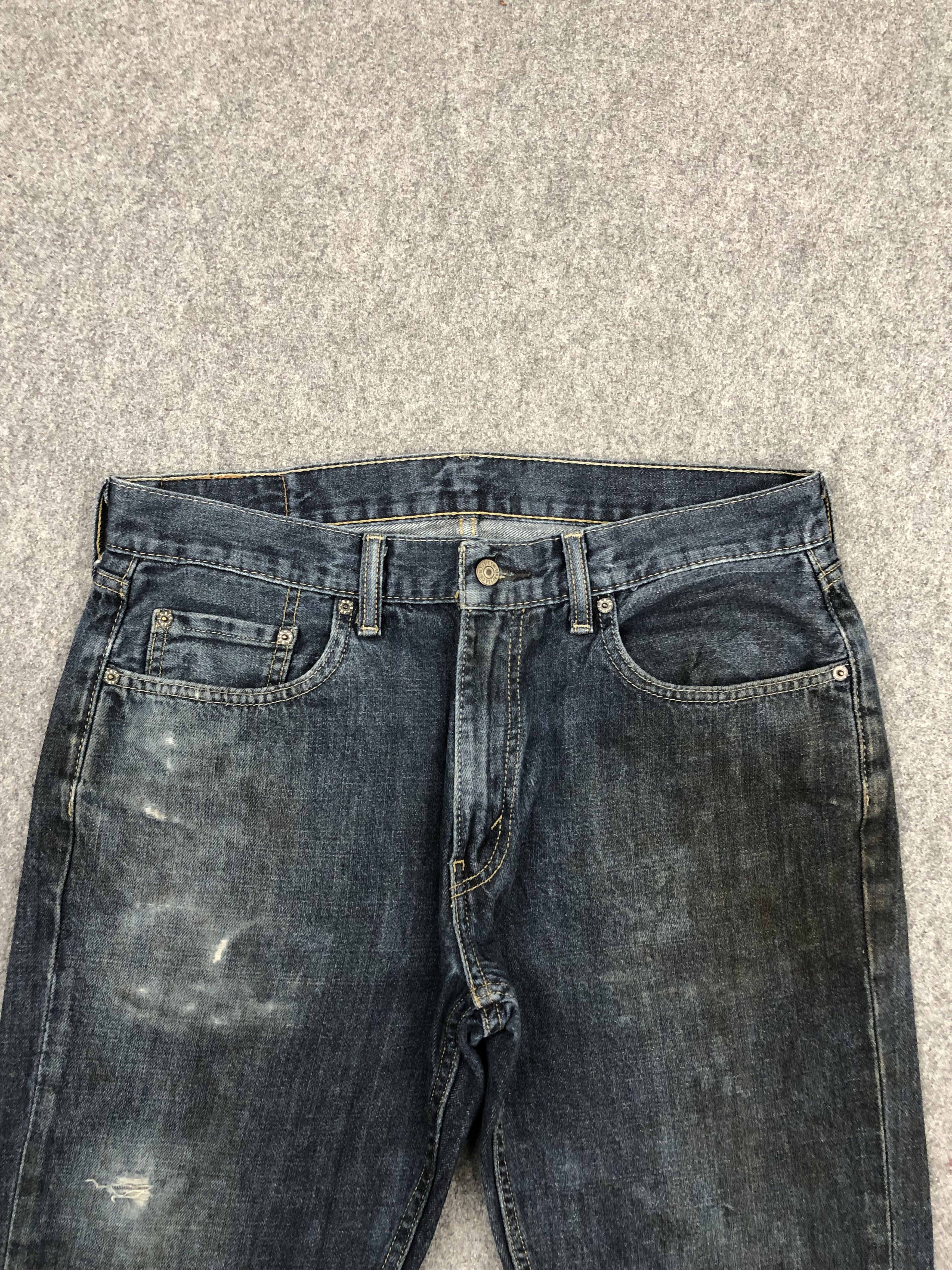 Levi's Vintage Levis 559 Blue Denim Jeans DP1562 Size US 35 - 2 Thumbnail
