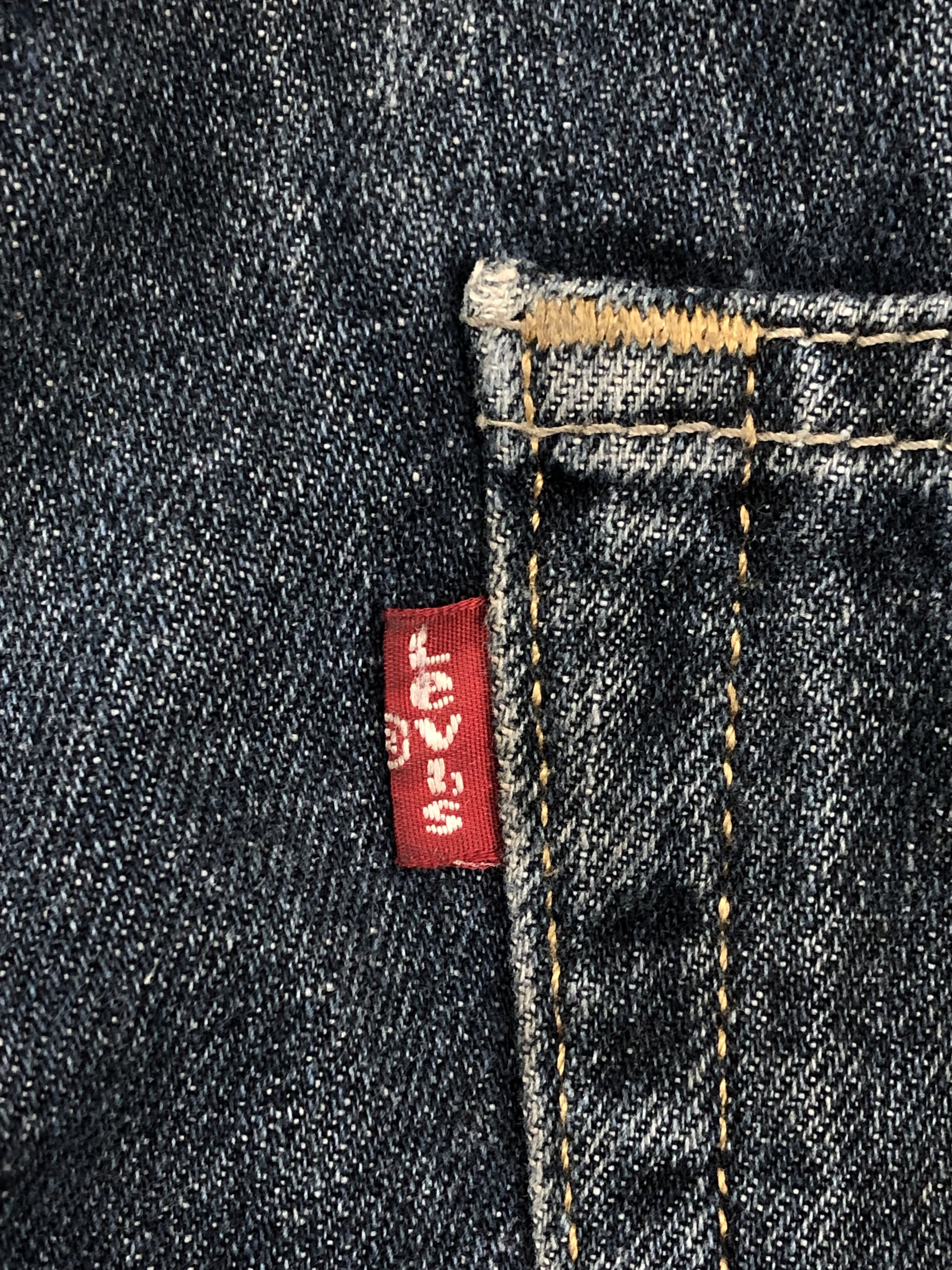 Levi's Vintage Levis 559 Blue Denim Jeans DP1562 Size US 35 - 6 Thumbnail