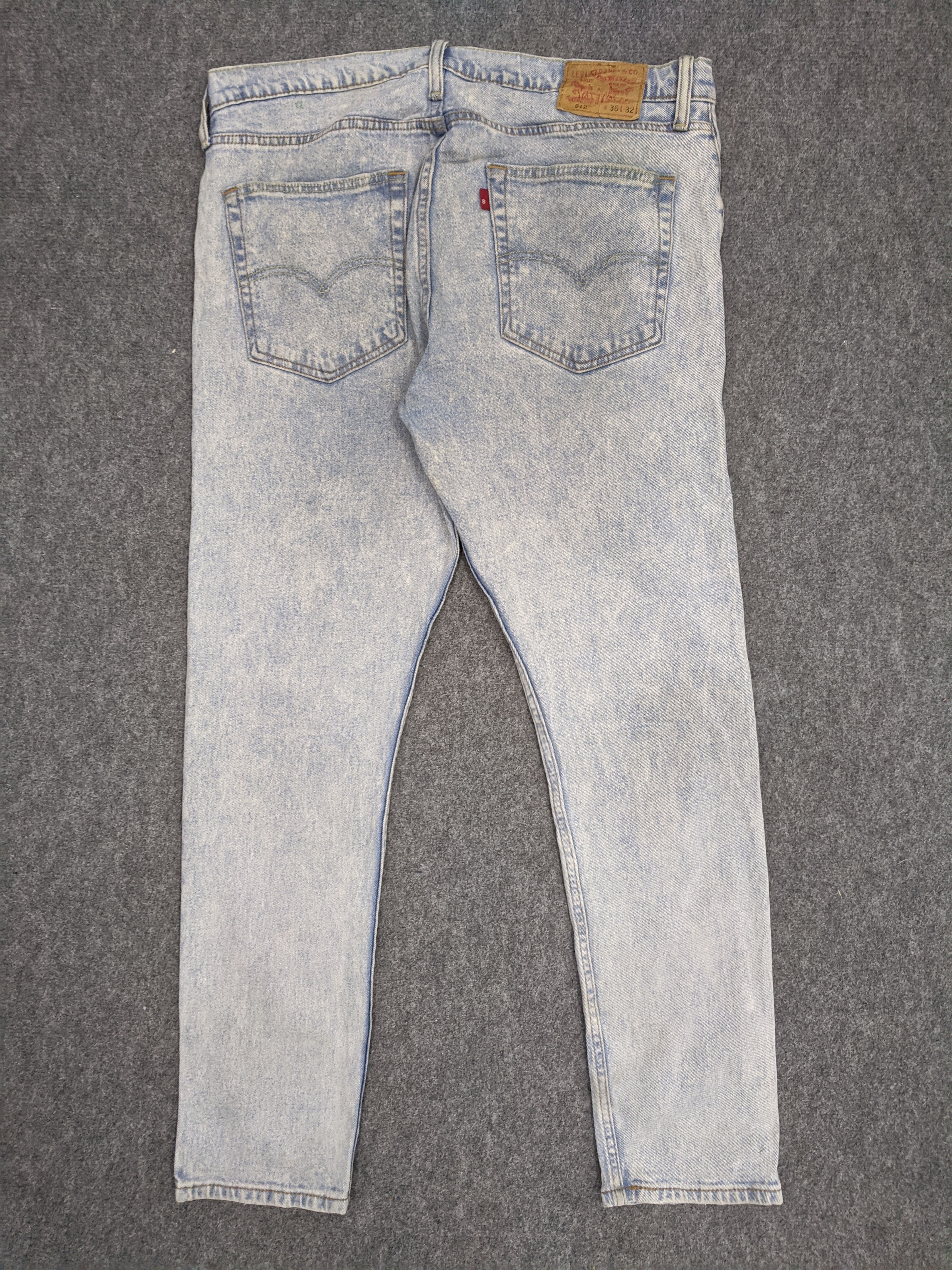Levi's Vintage Levis 512 Jeans Acid Wash Style DP0852 Size US 39 - 3 Thumbnail