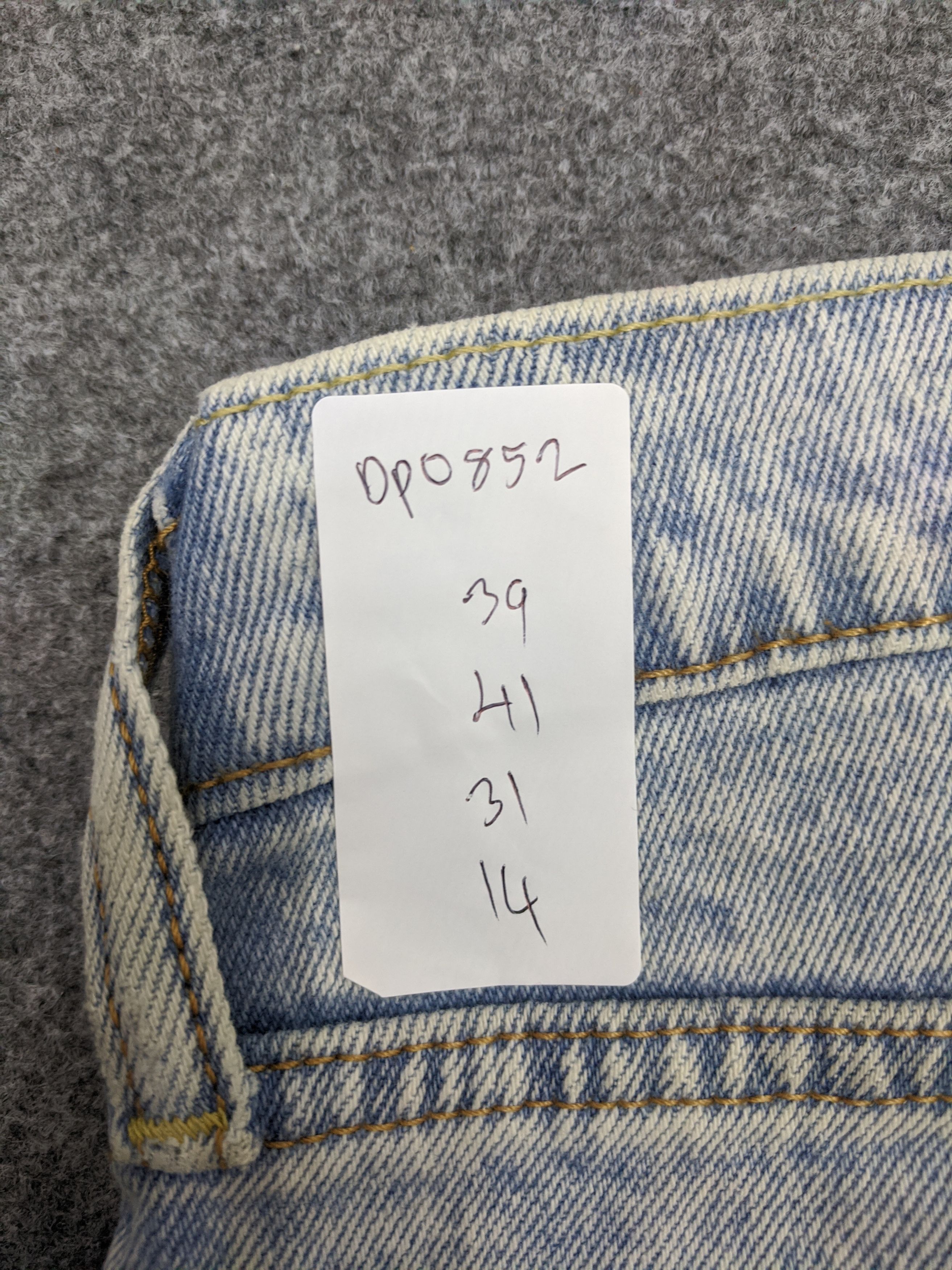 Levi's Vintage Levis 512 Jeans Acid Wash Style DP0852 Size US 39 - 16 Thumbnail