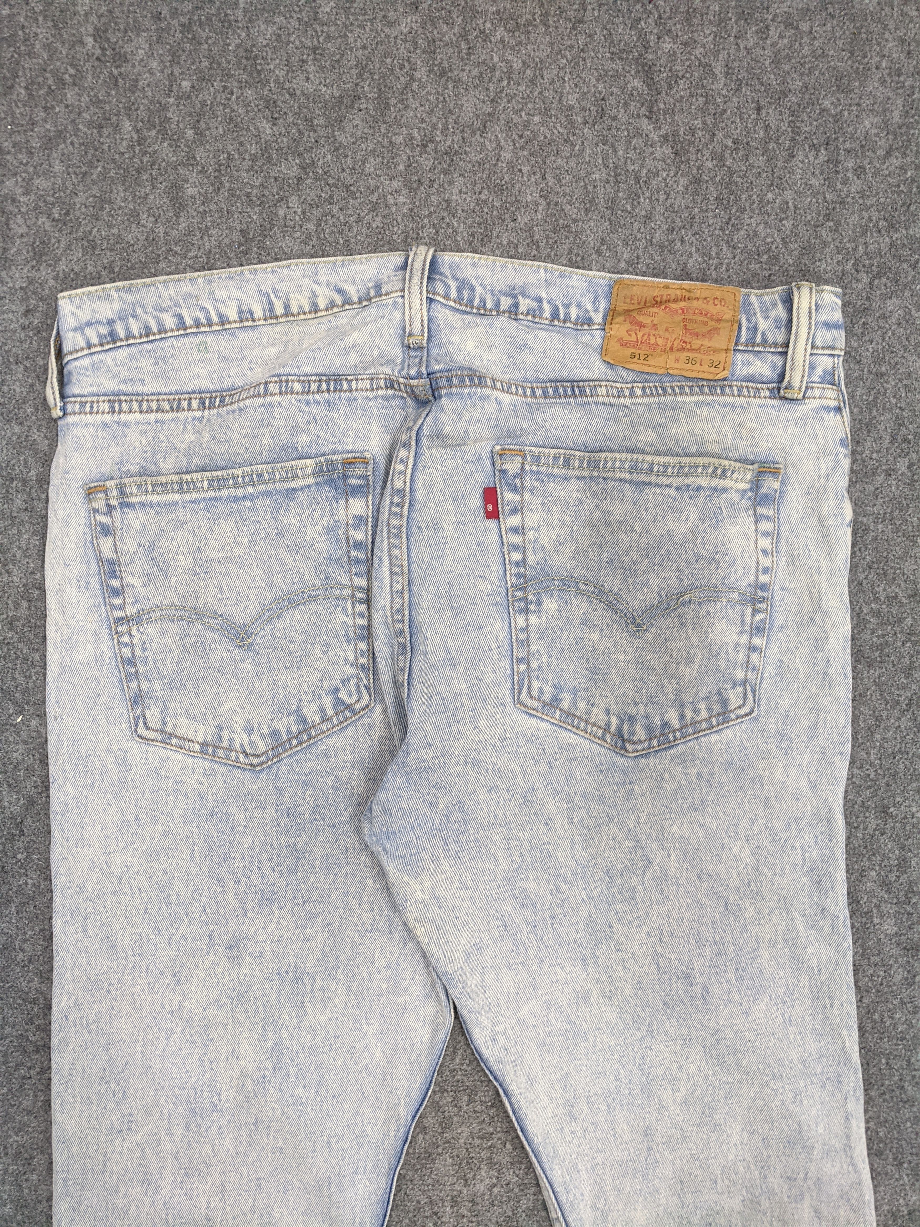 Levi's Vintage Levis 512 Jeans Acid Wash Style DP0852 Size US 39 - 4 Thumbnail
