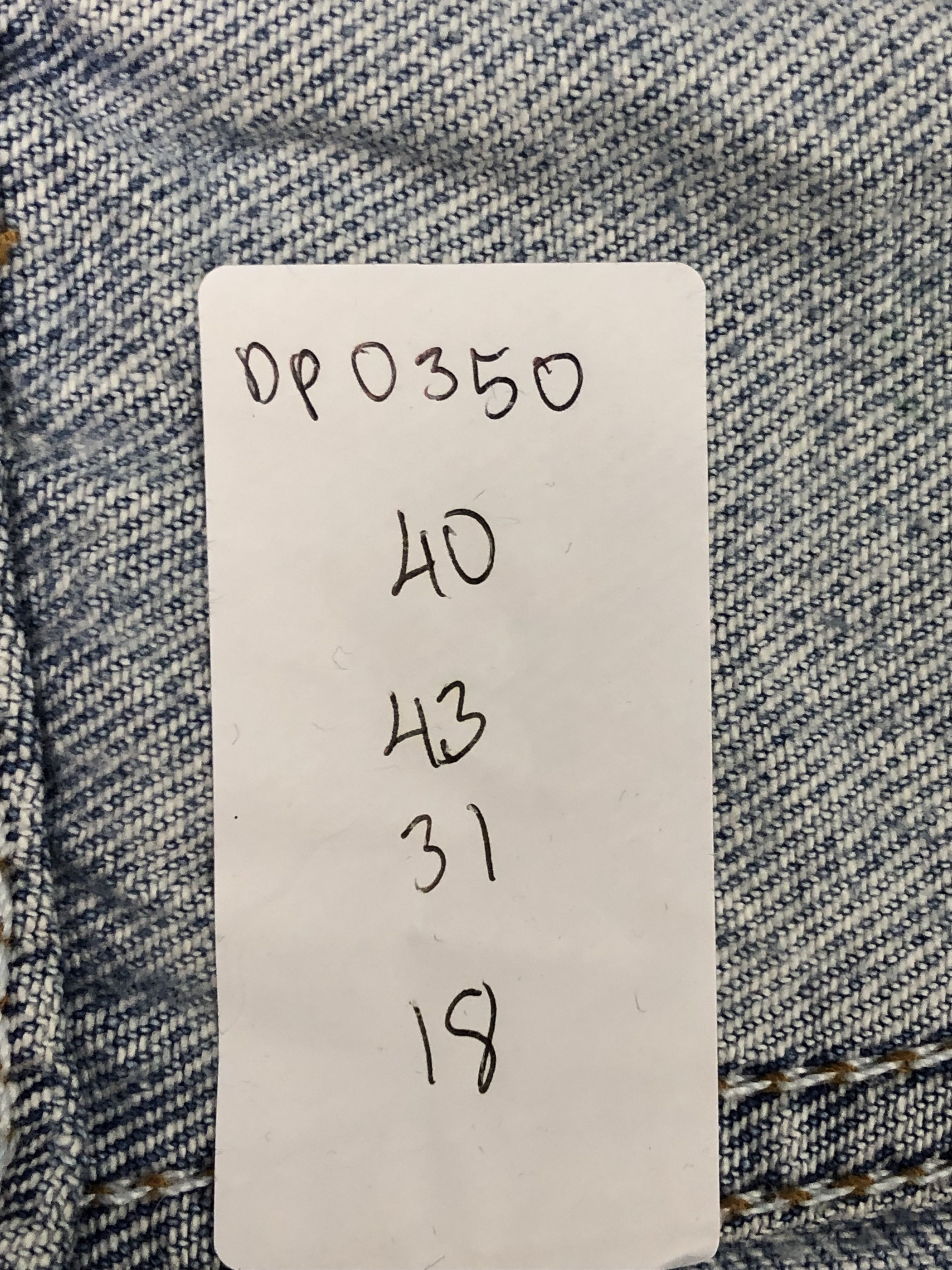 Levi's Vintage Levis 505 Regular Fit Lightwash Jeans DP0350 Size US 40 / EU 56 - 9 Thumbnail