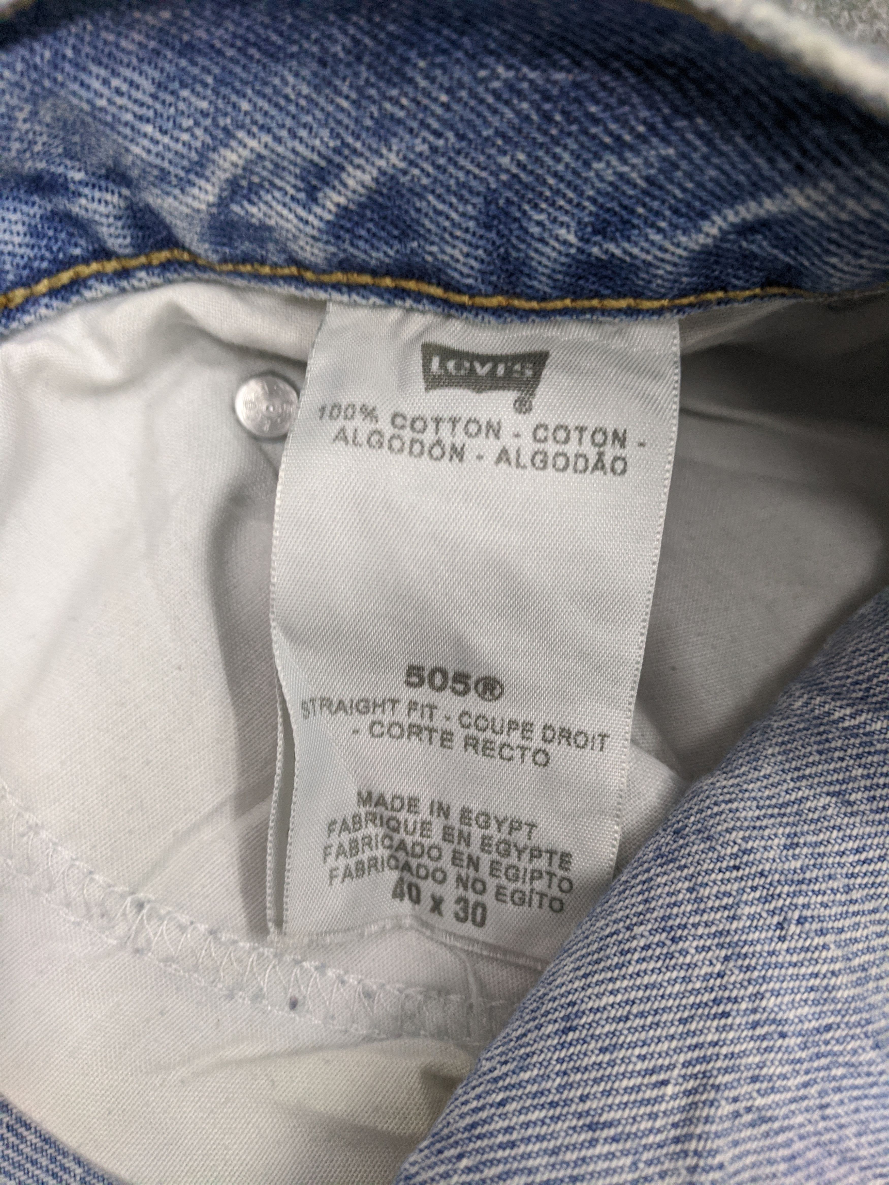 Levi's Vintage Levis 505 Light Wash Jeans Big Size DP0885 Size US 42 / EU 58 - 6 Thumbnail
