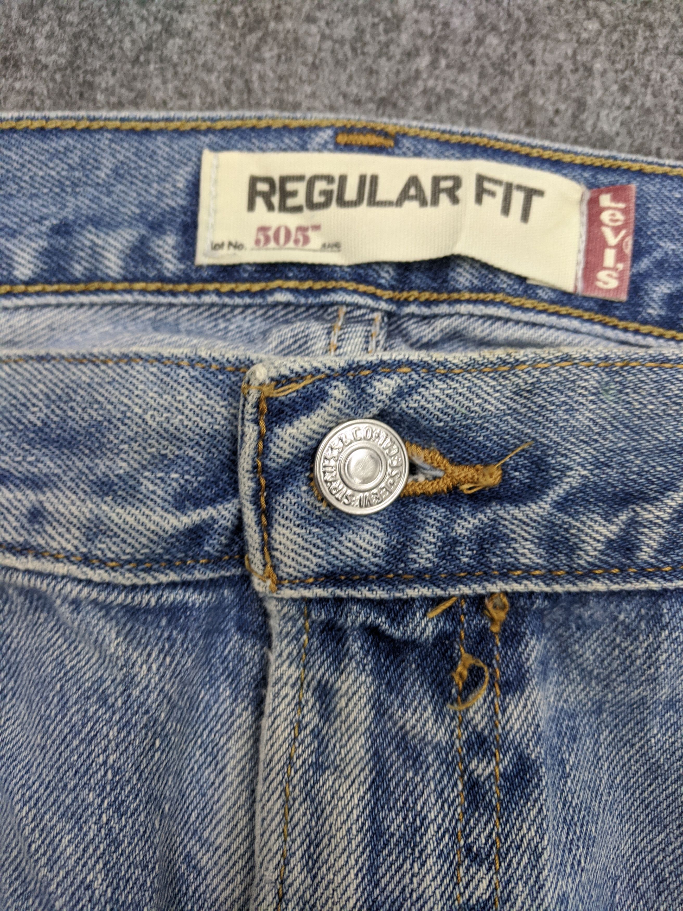 Levi's Vintage Levis 505 Light Wash Jeans Big Size DP0885 Size US 42 / EU 58 - 10 Thumbnail