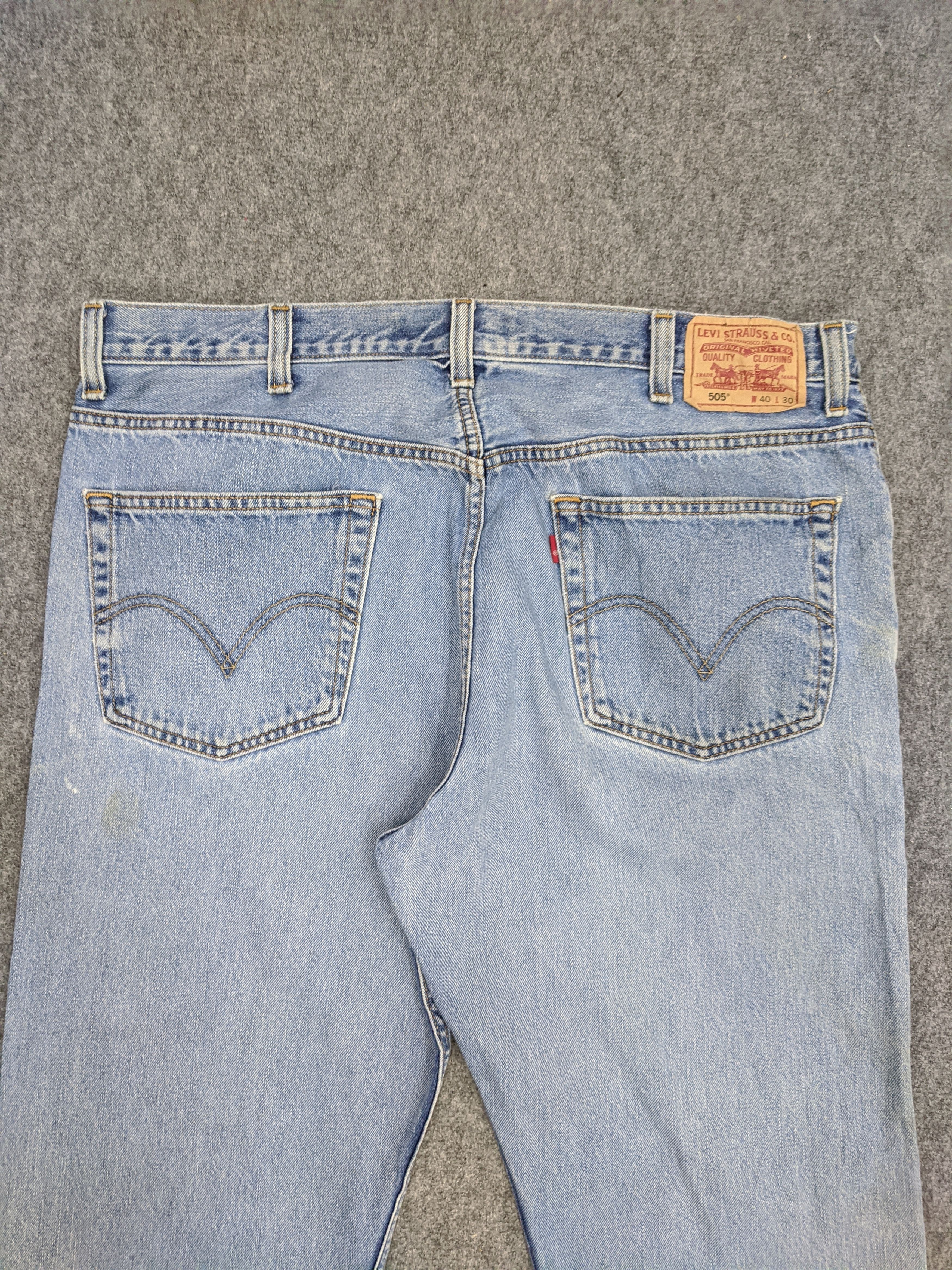 Levi's Vintage Levis 505 Light Wash Jeans Big Size DP0885 Size US 42 / EU 58 - 4 Thumbnail