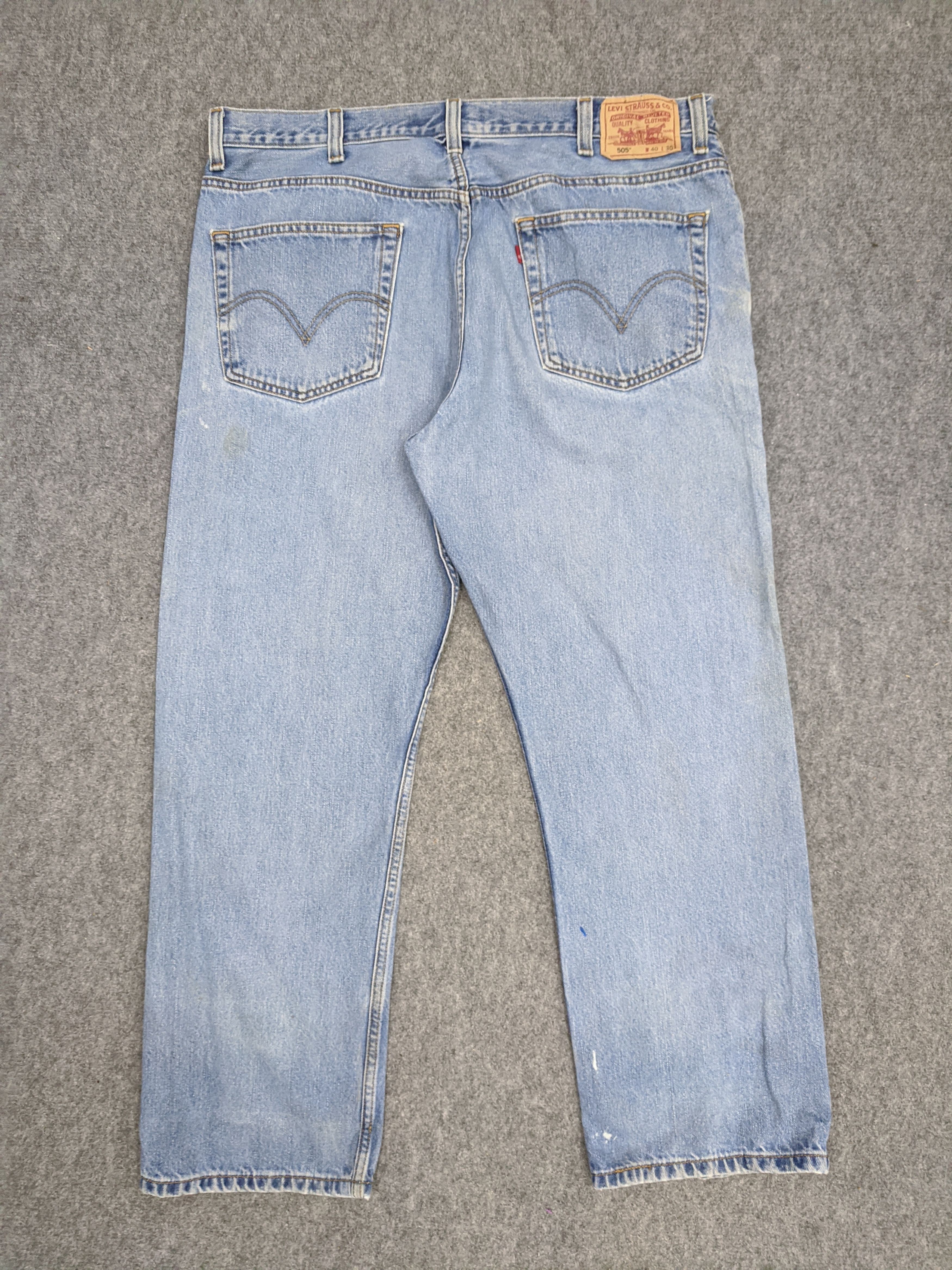 Levi's Vintage Levis 505 Light Wash Jeans Big Size DP0885 Size US 42 / EU 58 - 3 Thumbnail