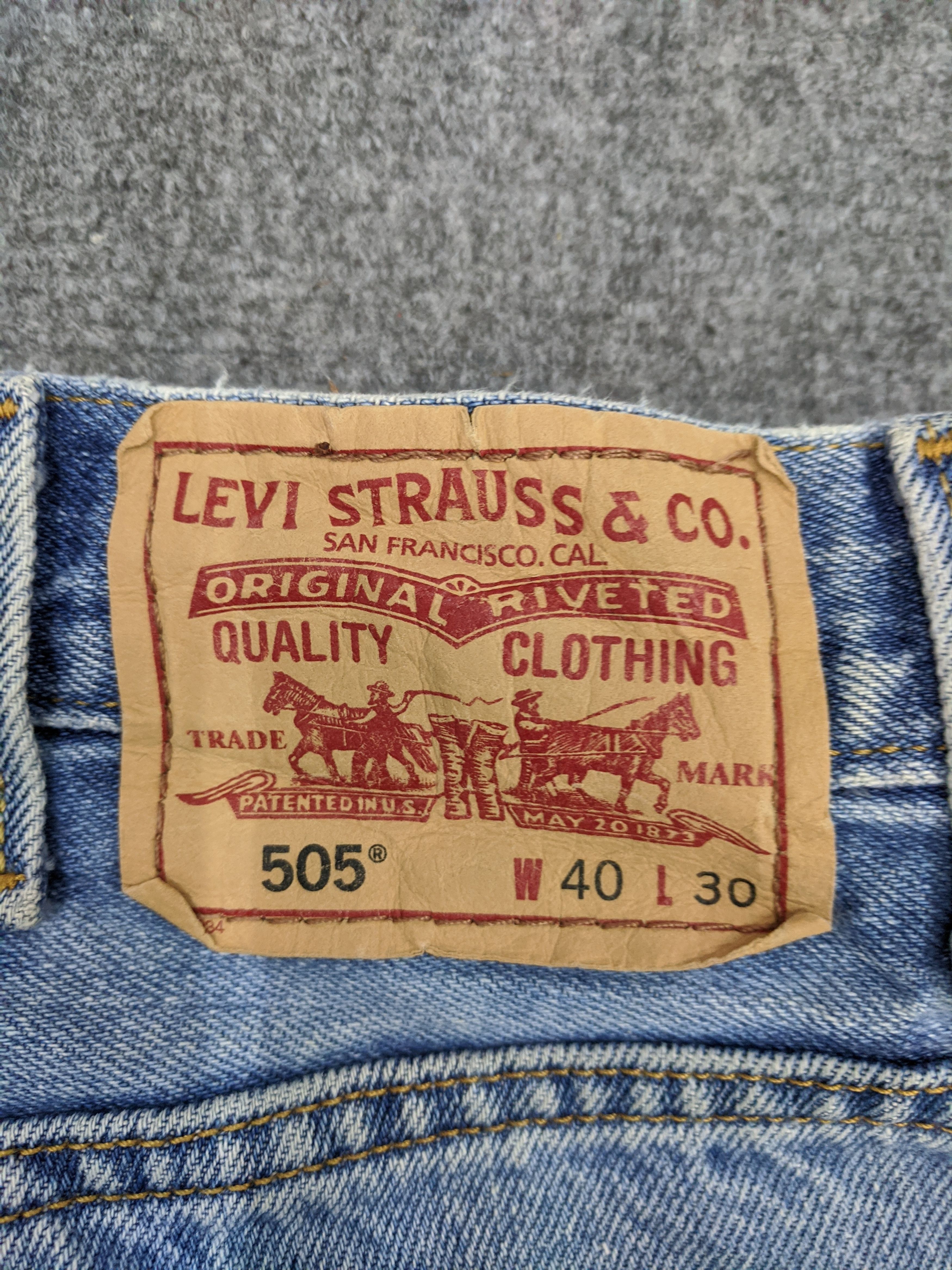Levi's Vintage Levis 505 Light Wash Jeans Big Size DP0885 Size US 42 / EU 58 - 5 Thumbnail