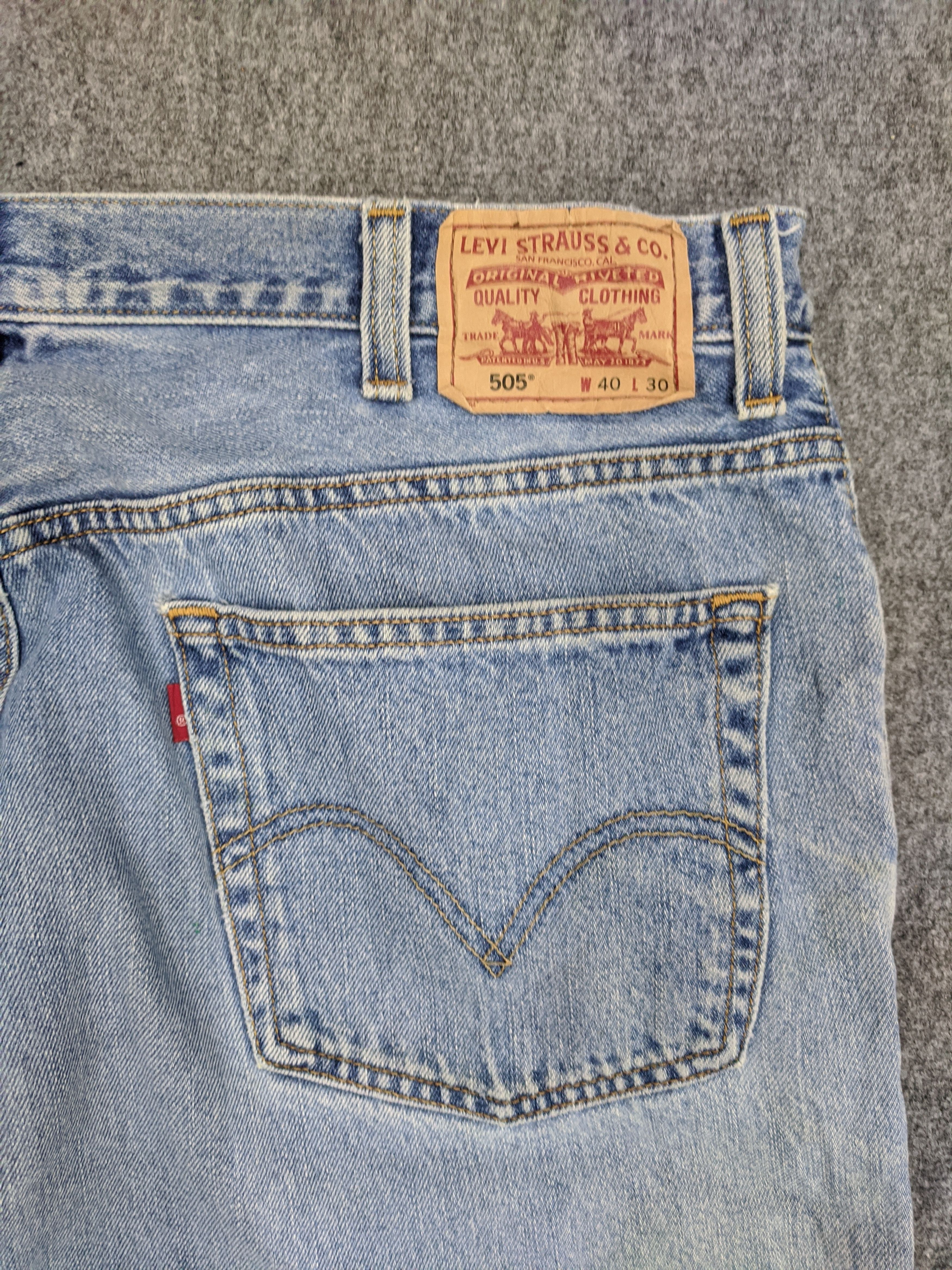 Levi's Vintage Levis 505 Light Wash Jeans Big Size DP0885 Size US 42 / EU 58 - 12 Thumbnail