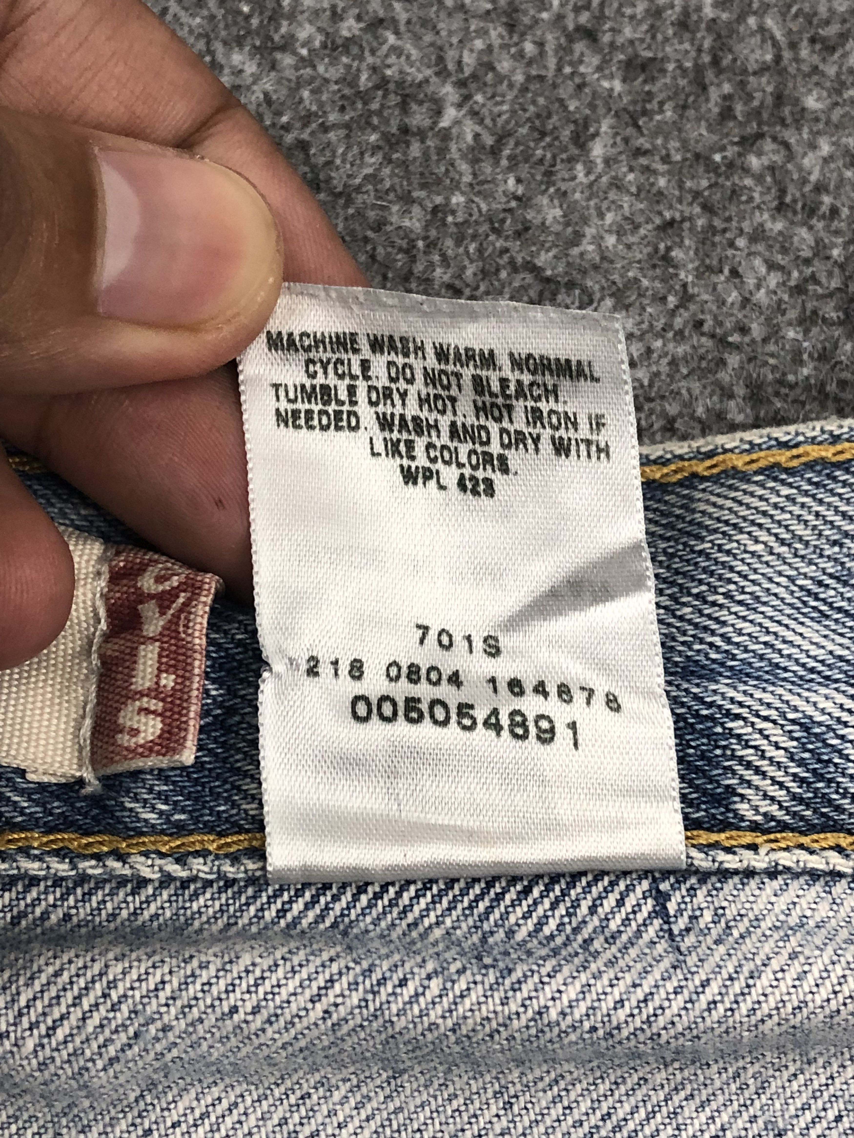 Levi's Vintage Levis 505 Light Wash Jeans DP1579 Size US 40 / EU 56 - 8 Thumbnail