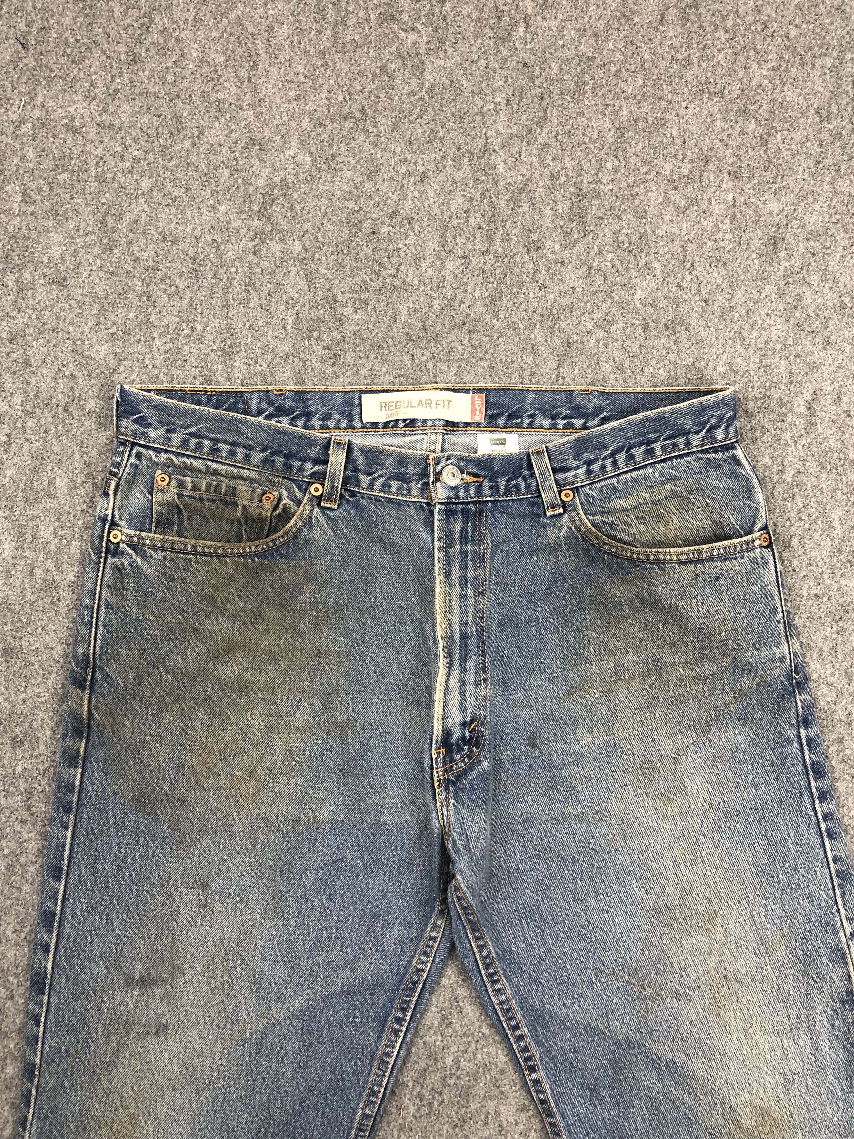 Levi's Faded Blue Vintage Levis 505 Jeans DP1578 Size US 38 / EU 54 - 2 Thumbnail