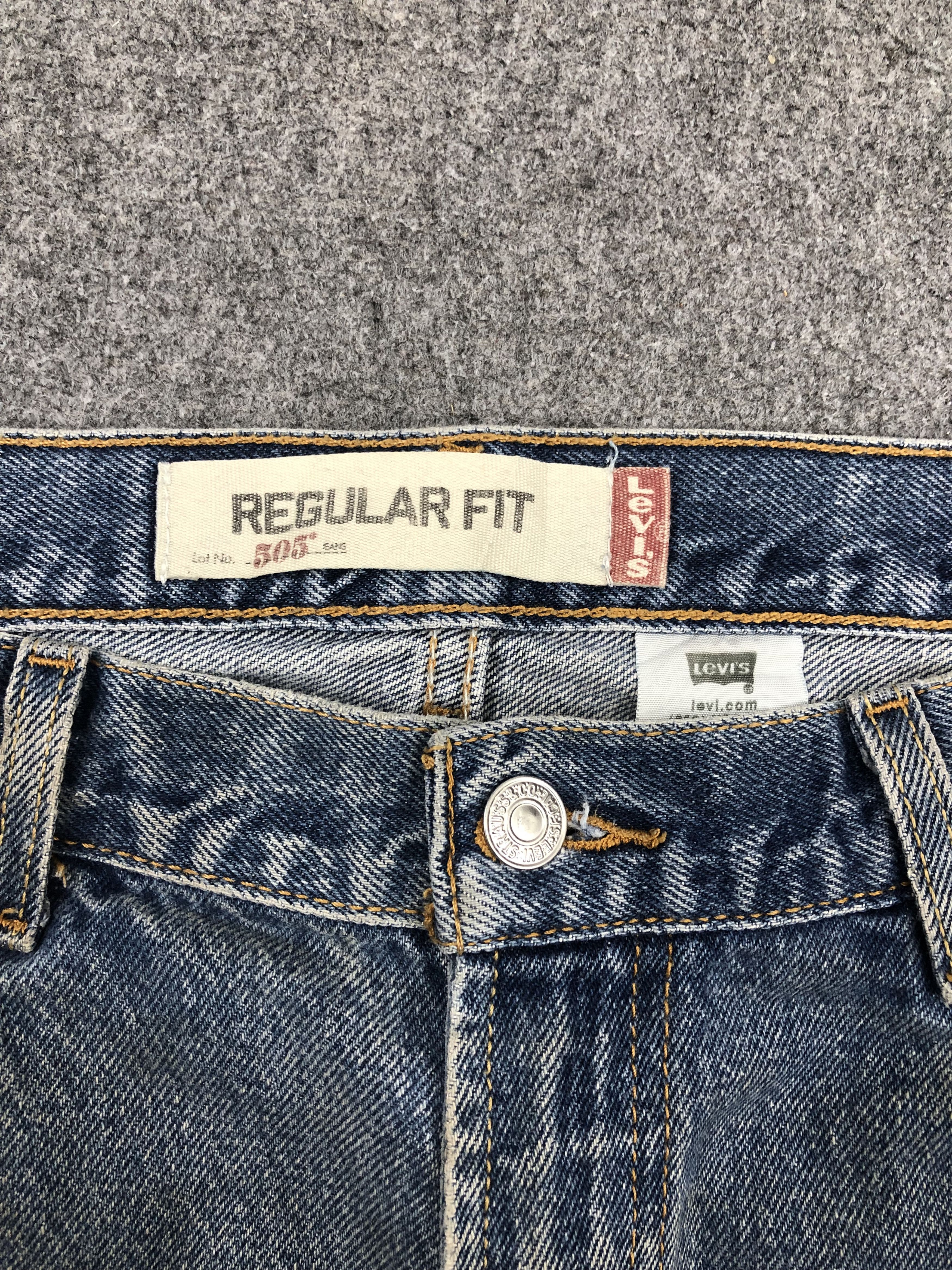Levi's Faded Blue Vintage Levis 505 Jeans DP1578 Size US 38 / EU 54 - 9 Thumbnail