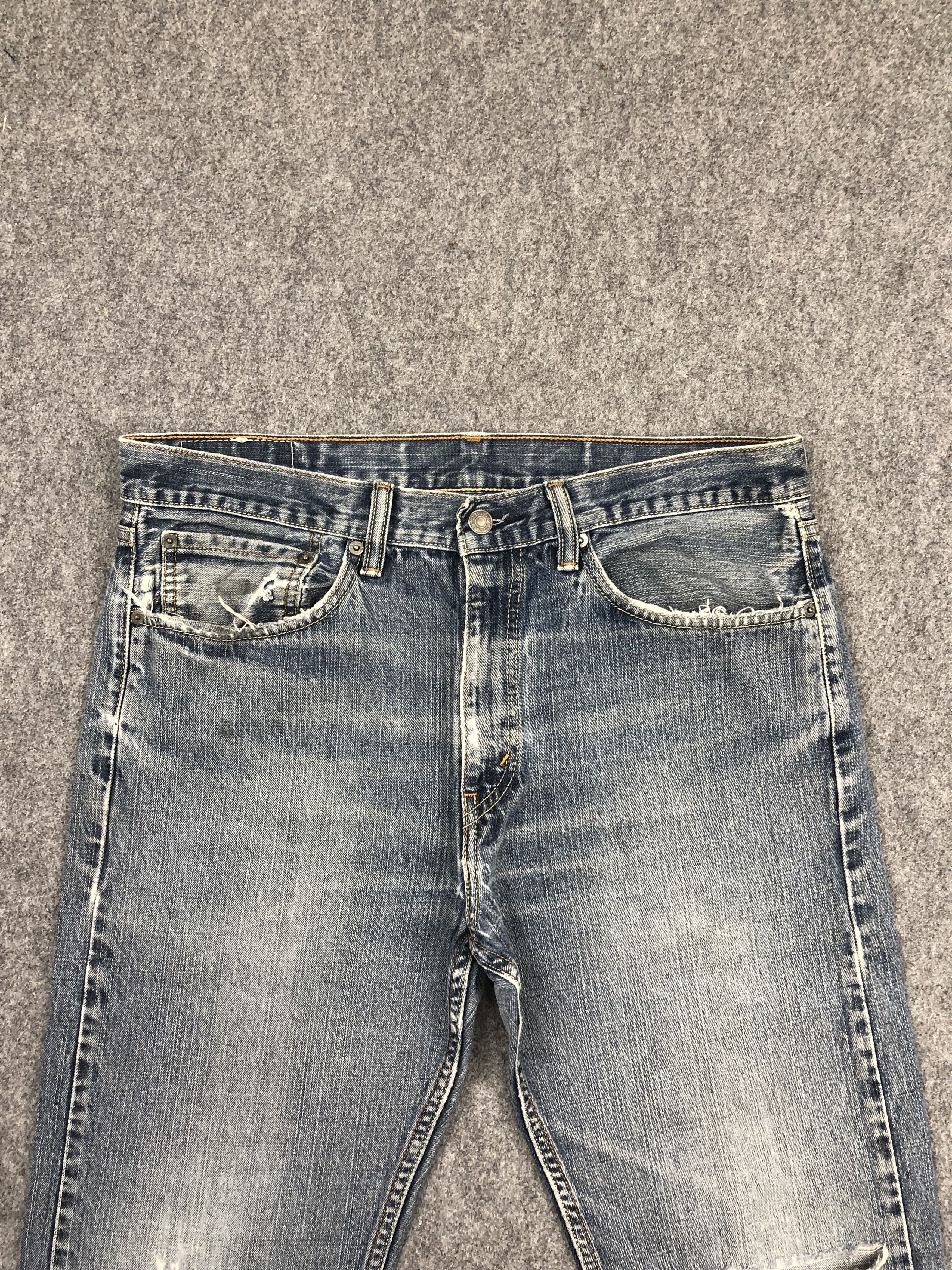 Levi's Faded Blue Vintage Levis 505 Jeans DP1575 Size US 36 / EU 52 - 2 Thumbnail