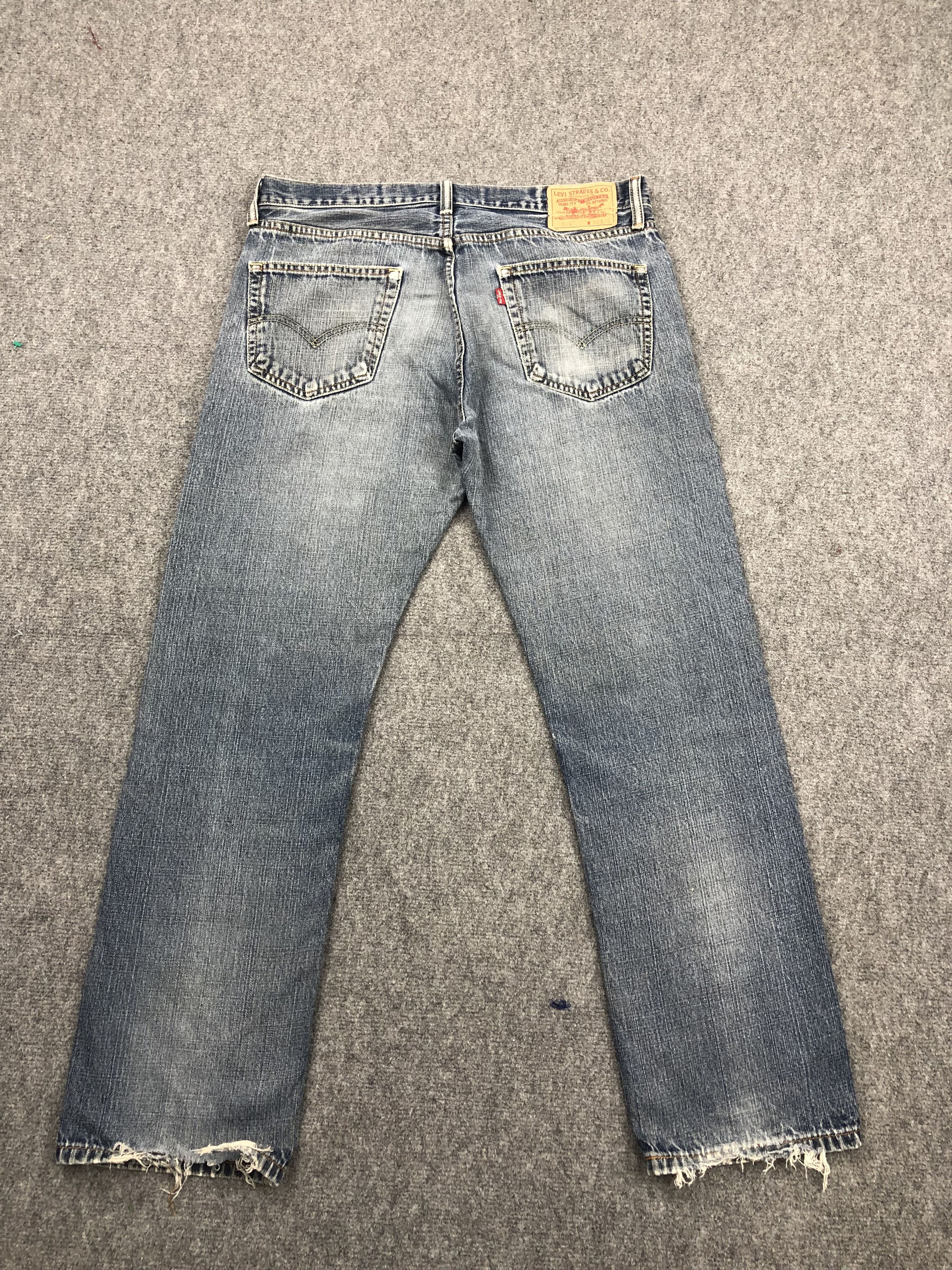 Levi's Faded Blue Vintage Levis 505 Jeans DP1575 Size US 36 / EU 52 - 3 Thumbnail