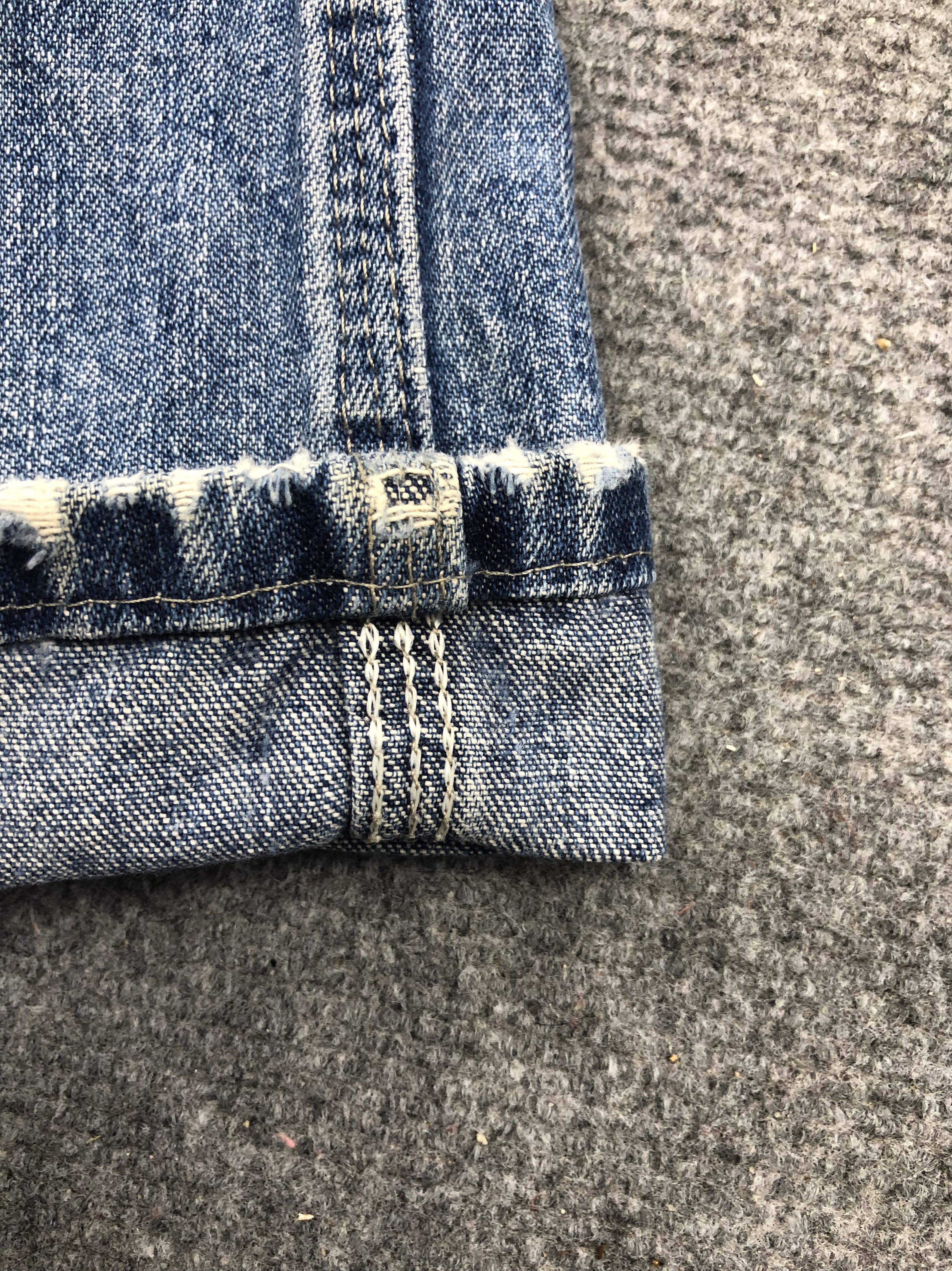 Vintage Vintage Distressed Wrangler Faded Jeans DP1574 Size US 36 / EU 52 - 10 Thumbnail