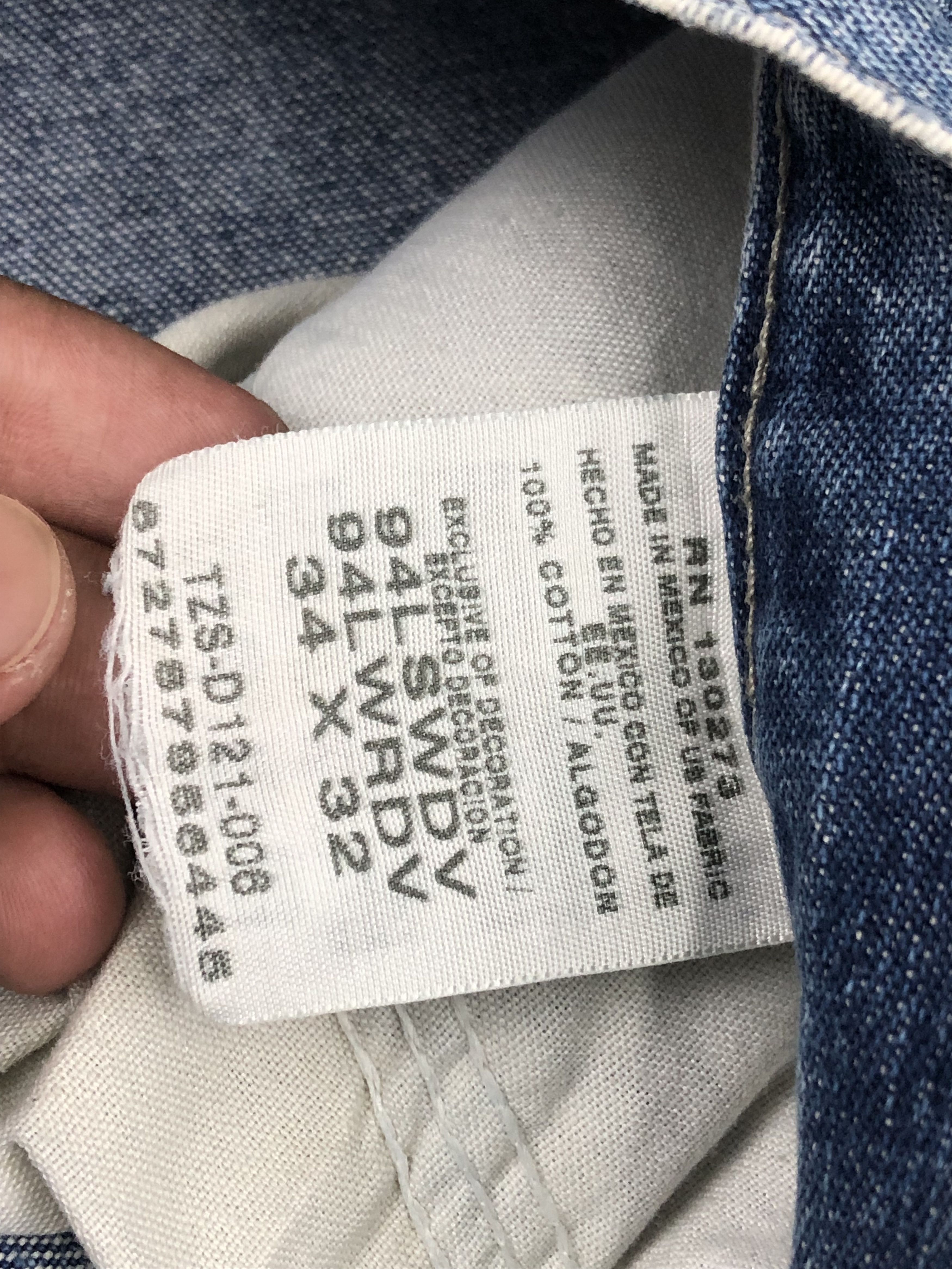 Vintage Vintage Distressed Wrangler Faded Jeans DP1574 Size US 36 / EU 52 - 6 Thumbnail