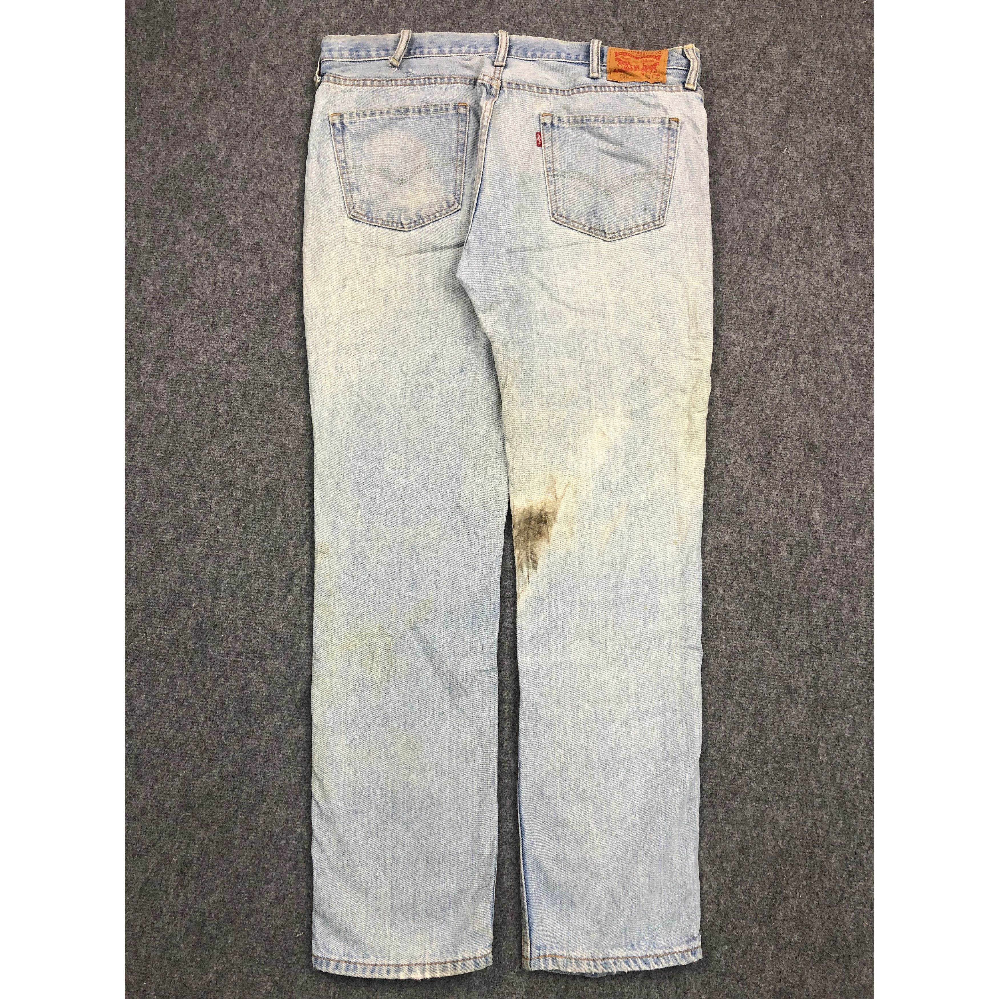 Levi's Vintage Levis 511 Skinny Lightwash Jeans DP0255 Size US 40 / EU 56 - 2 Thumbnail