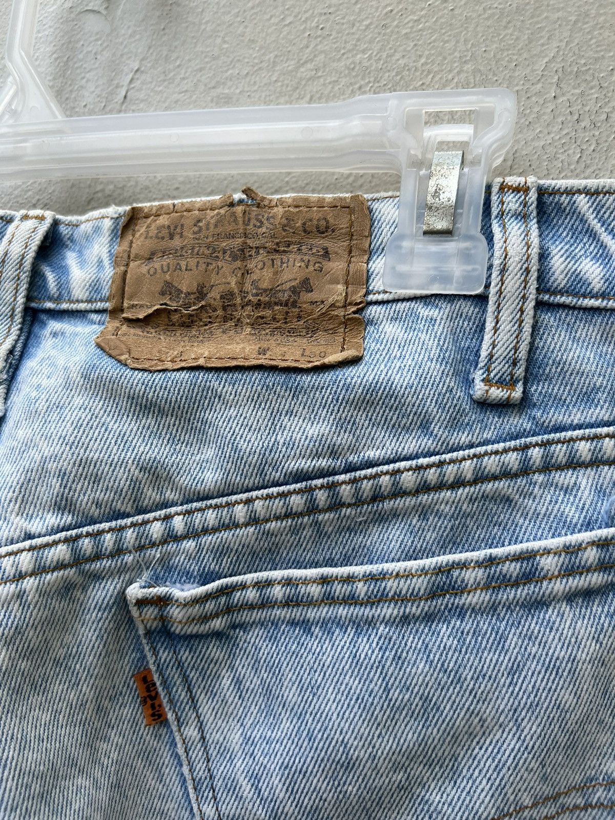 Levi's Vintage 80s Levi’s 505 Acid Wash Denim Jeans Size US 33 - 17 Thumbnail