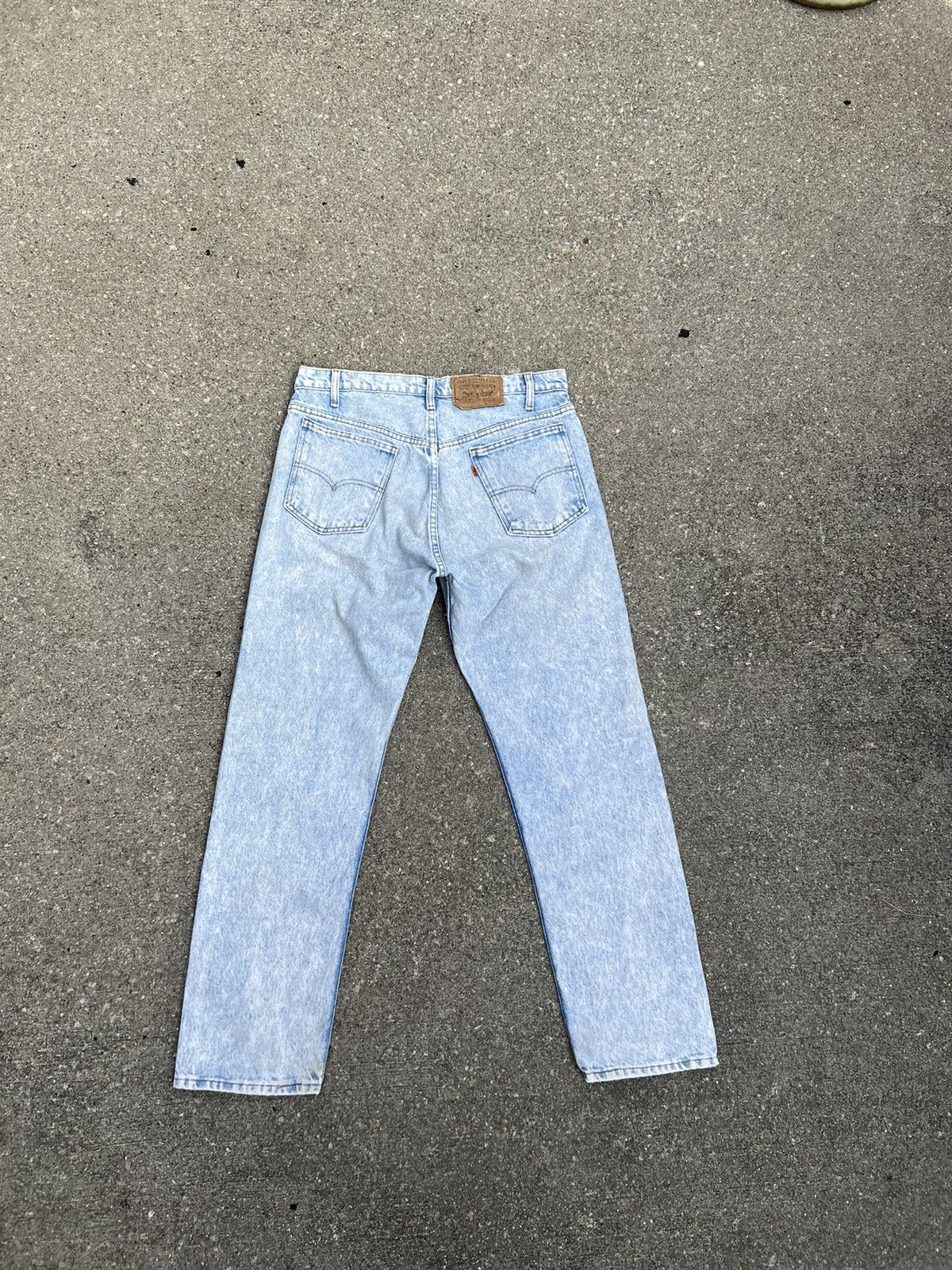 Levi's Vintage 80s Levi’s 505 Acid Wash Denim Jeans Size US 33 - 2 Thumbnail