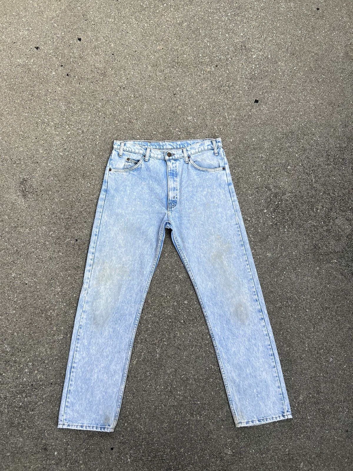 Levi's Vintage 80s Levi’s 505 Acid Wash Denim Jeans Size US 33 - 1 Thumbnail