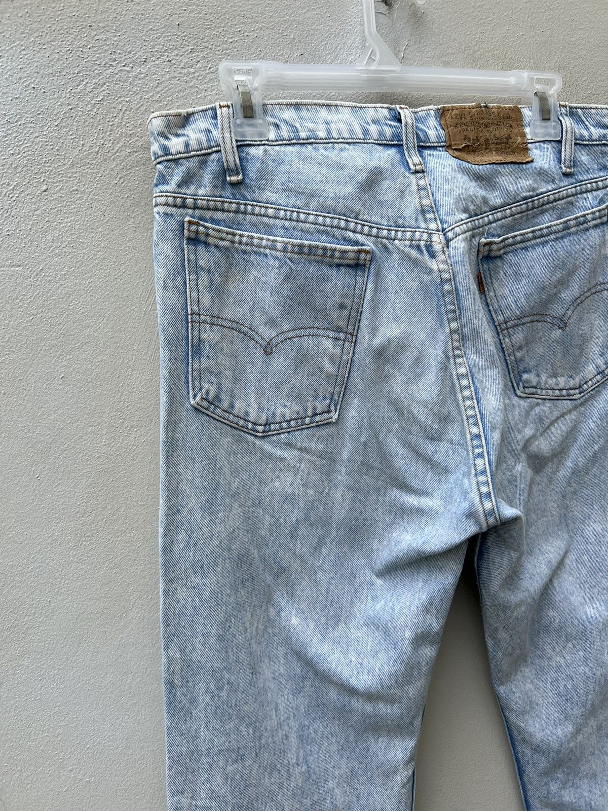 Levi's Vintage 80s Levi’s 505 Acid Wash Denim Jeans Size US 33 - 14 Thumbnail