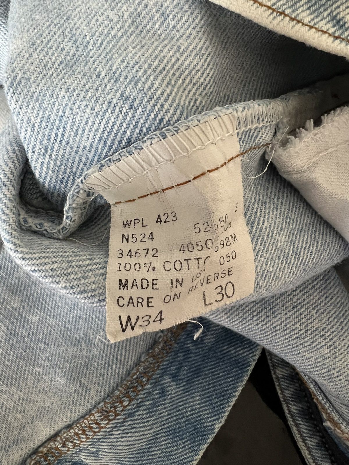 Levi's Vintage 80s Levi’s 505 Acid Wash Denim Jeans Size US 33 - 19 Thumbnail