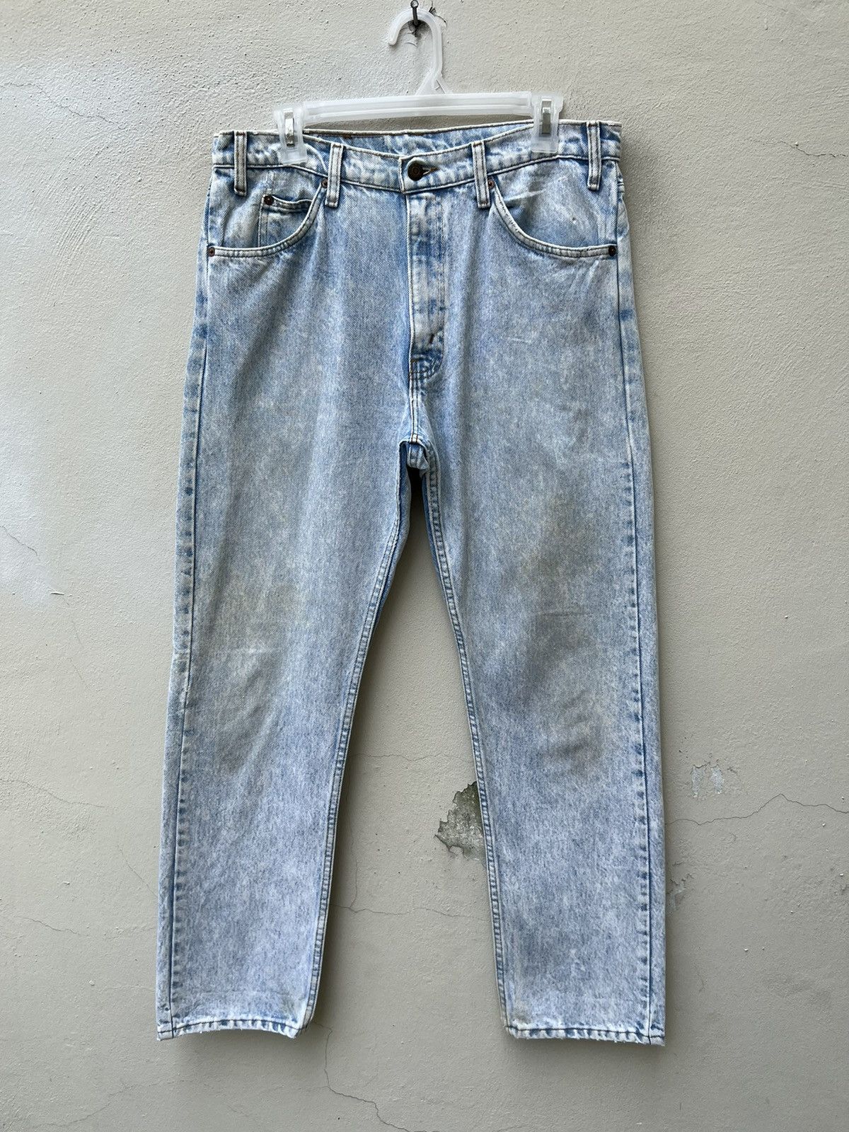 Levi's Vintage 80s Levi’s 505 Acid Wash Denim Jeans Size US 33 - 3 Thumbnail
