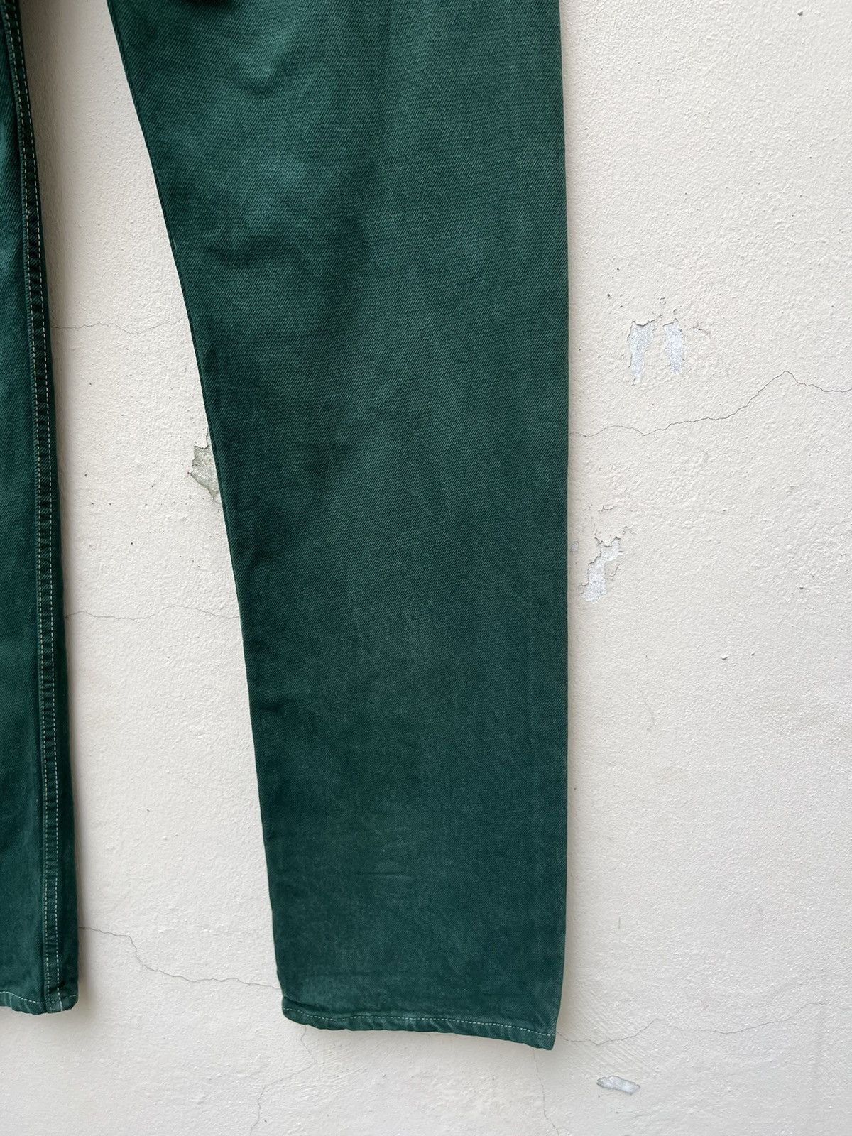 Levi's × Vintage Vintage 80s Levi’s 501 Faded Green Denim Jeans Size US 36 / EU 52 - 17 Thumbnail