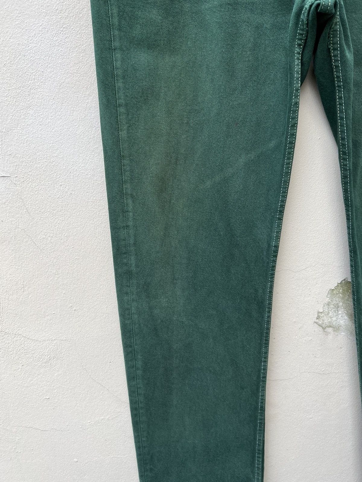 Levi's × Vintage Vintage 80s Levi’s 501 Faded Green Denim Jeans Size US 36 / EU 52 - 6 Thumbnail