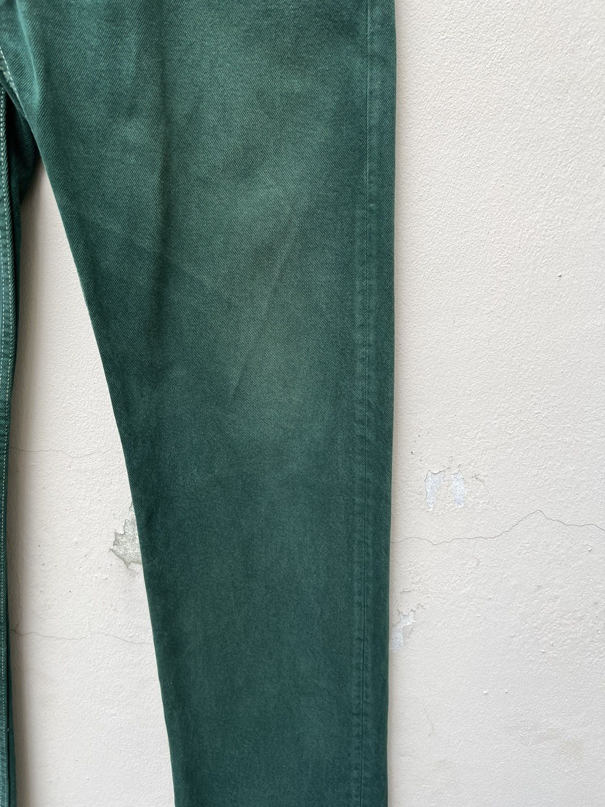 Levi's × Vintage Vintage 80s Levi’s 501 Faded Green Denim Jeans Size US 36 / EU 52 - 9 Thumbnail