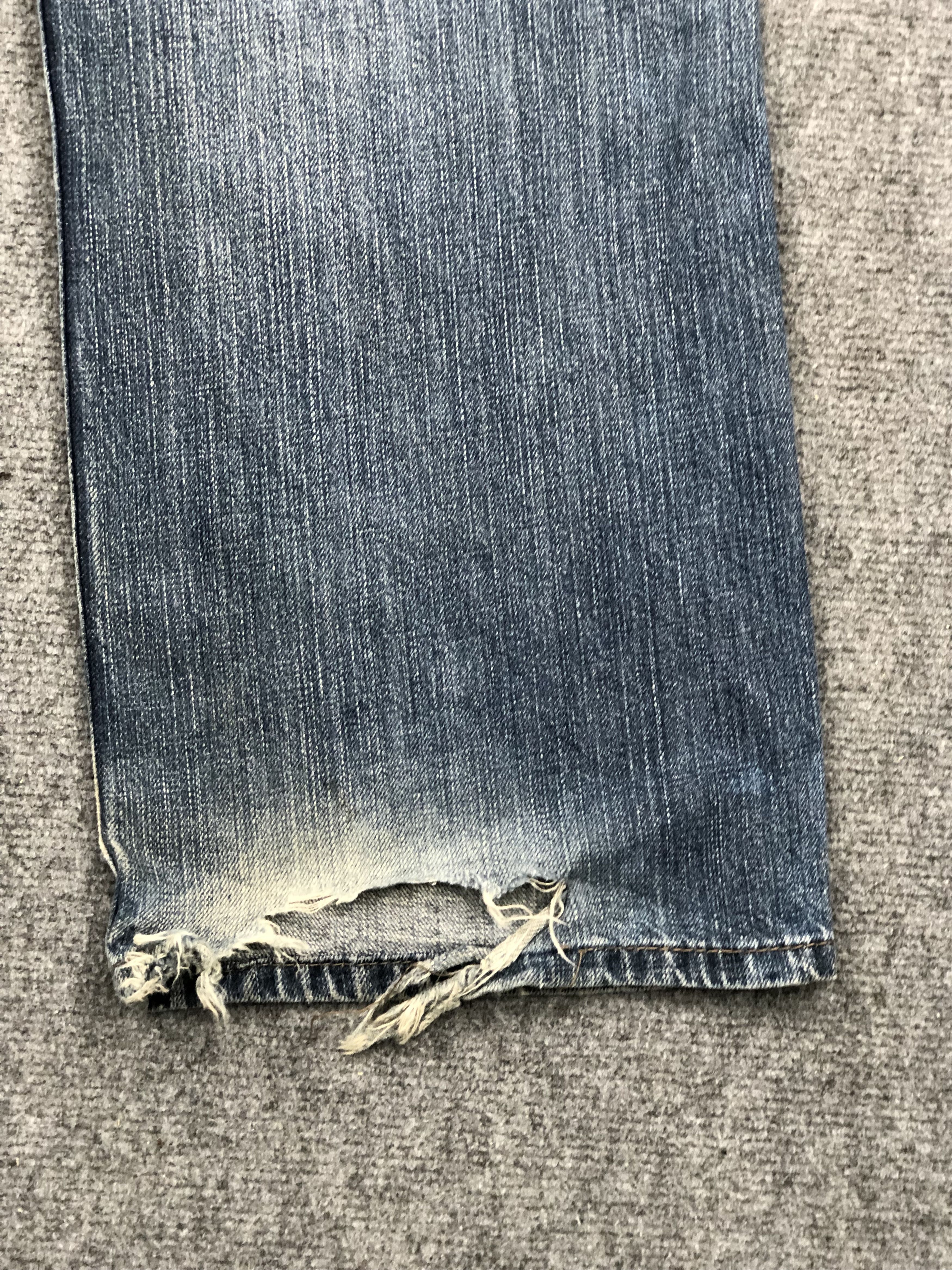 Levi's Vintage Levis 569 Faded Blue Jeans DP1611 Size US 39 - 16 Thumbnail