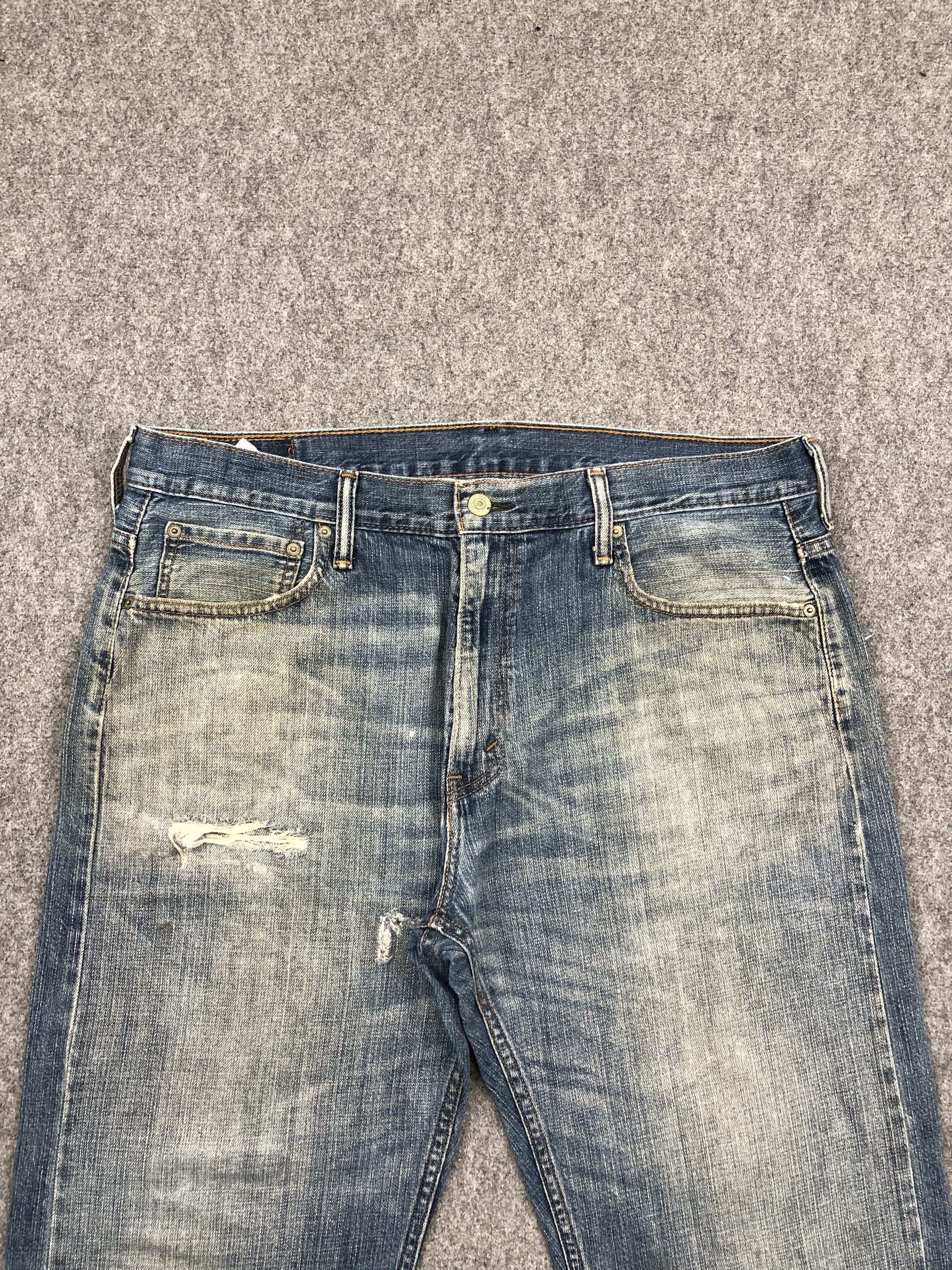 Levi's Vintage Levis 569 Faded Blue Jeans DP1611 Size US 39 - 2 Thumbnail