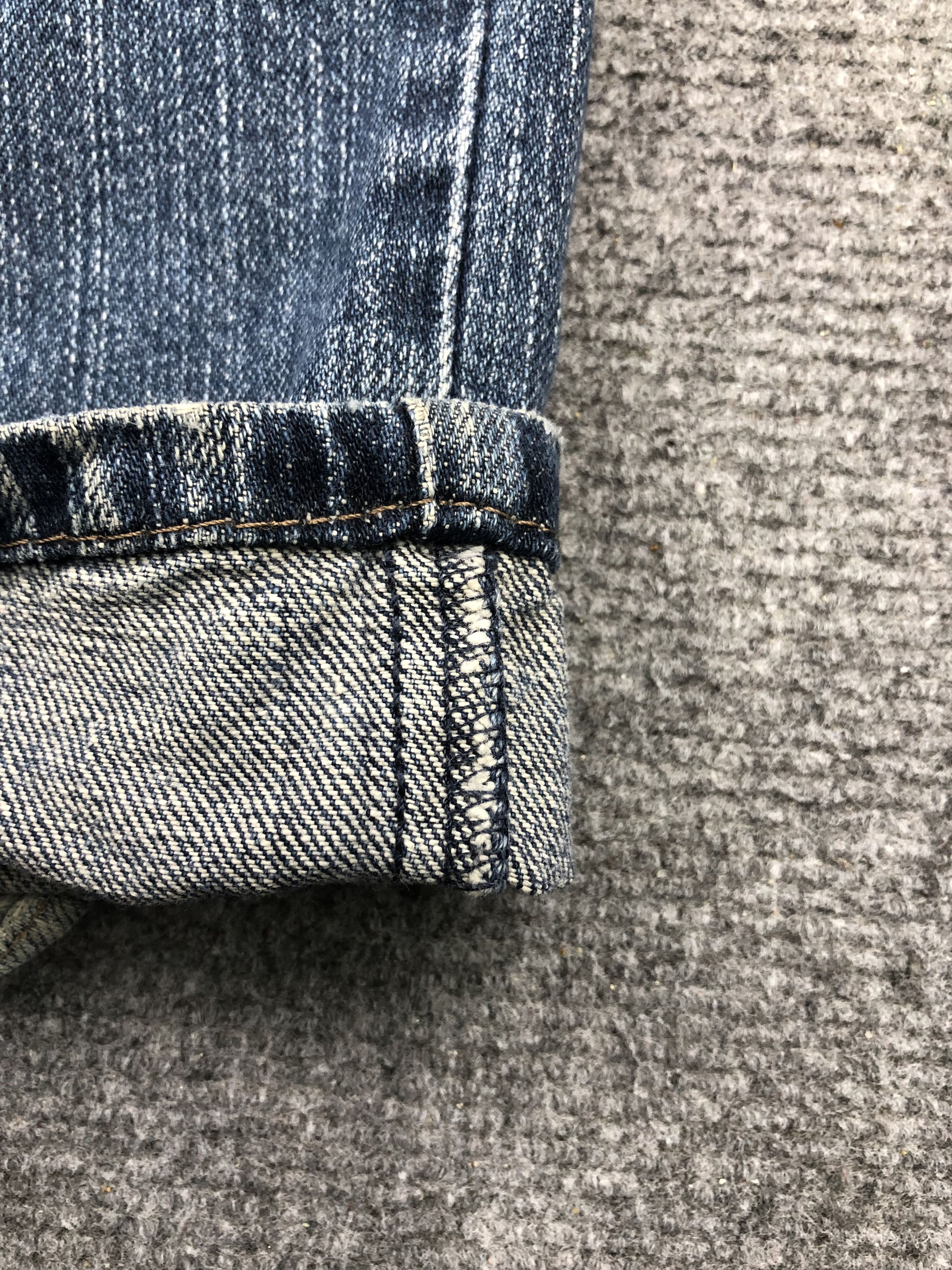 Levi's Vintage Levis 569 Faded Blue Jeans DP1611 Size US 39 - 10 Thumbnail