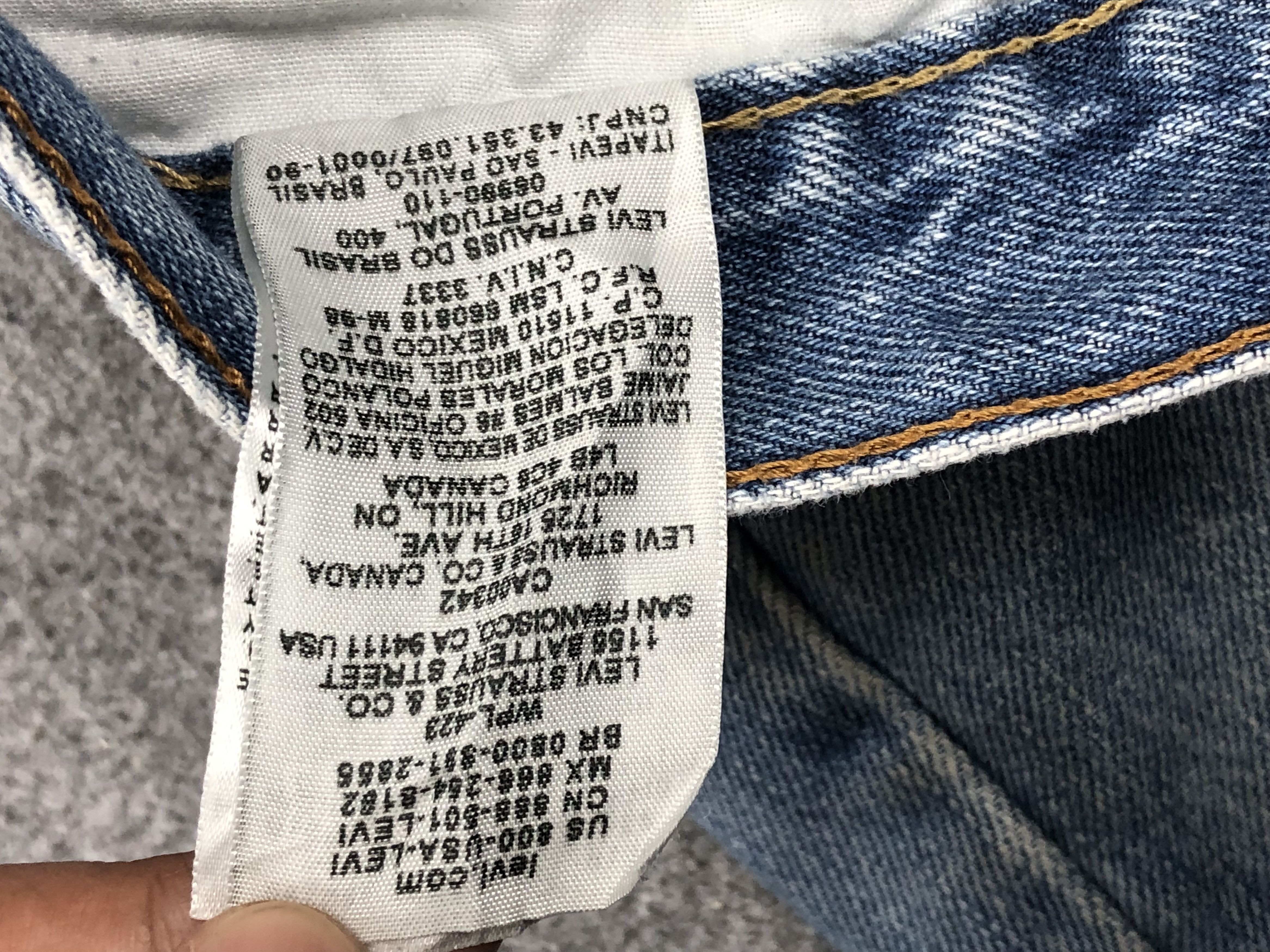 Levi's Vintage Levis 516 Faded Jeans DP1616 Size US 35 - 11 Thumbnail