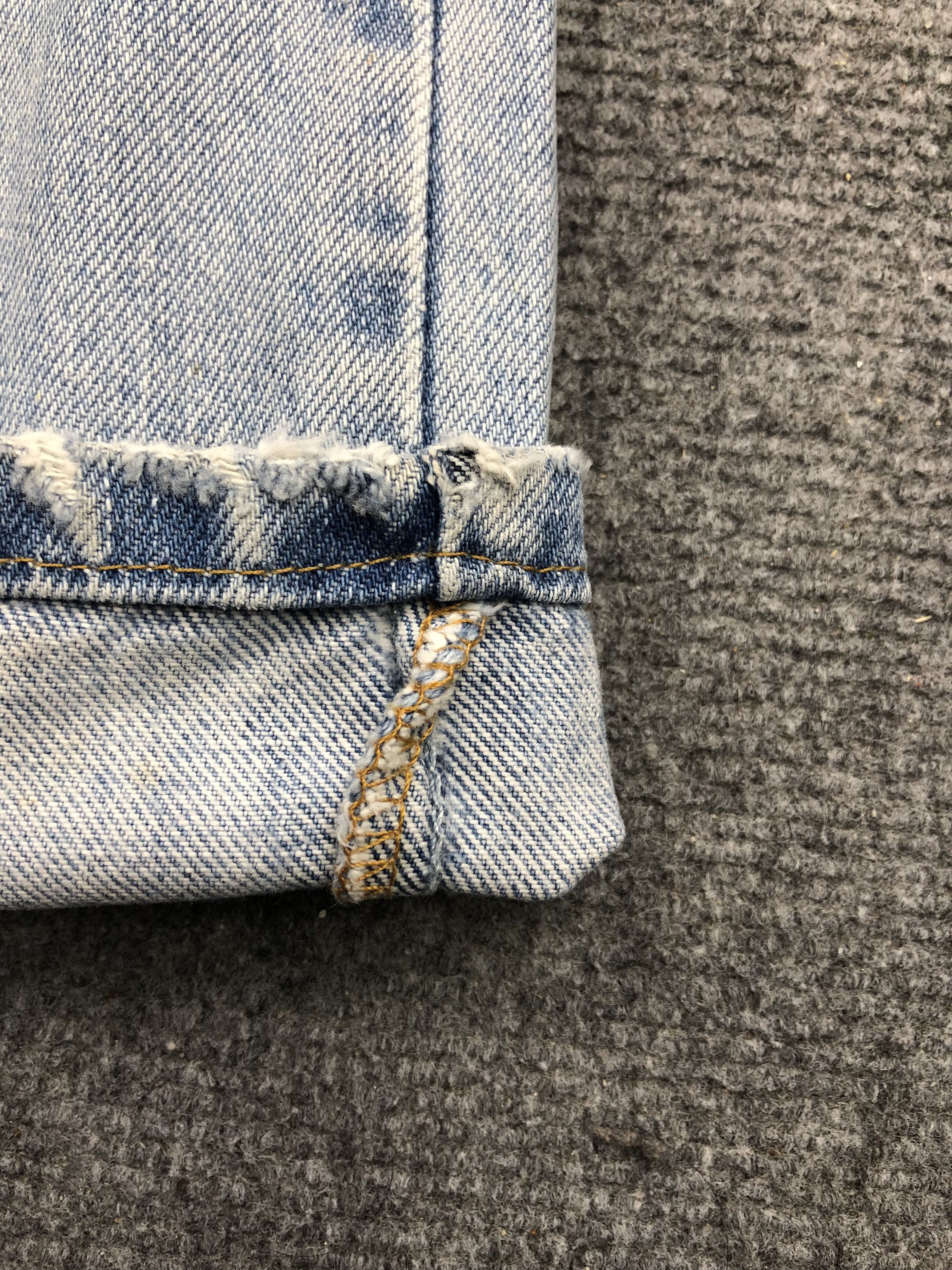 Levi's Vintage Levis 505 Light Wash Jeans DP1617 Size US 36 / EU 52 - 10 Thumbnail